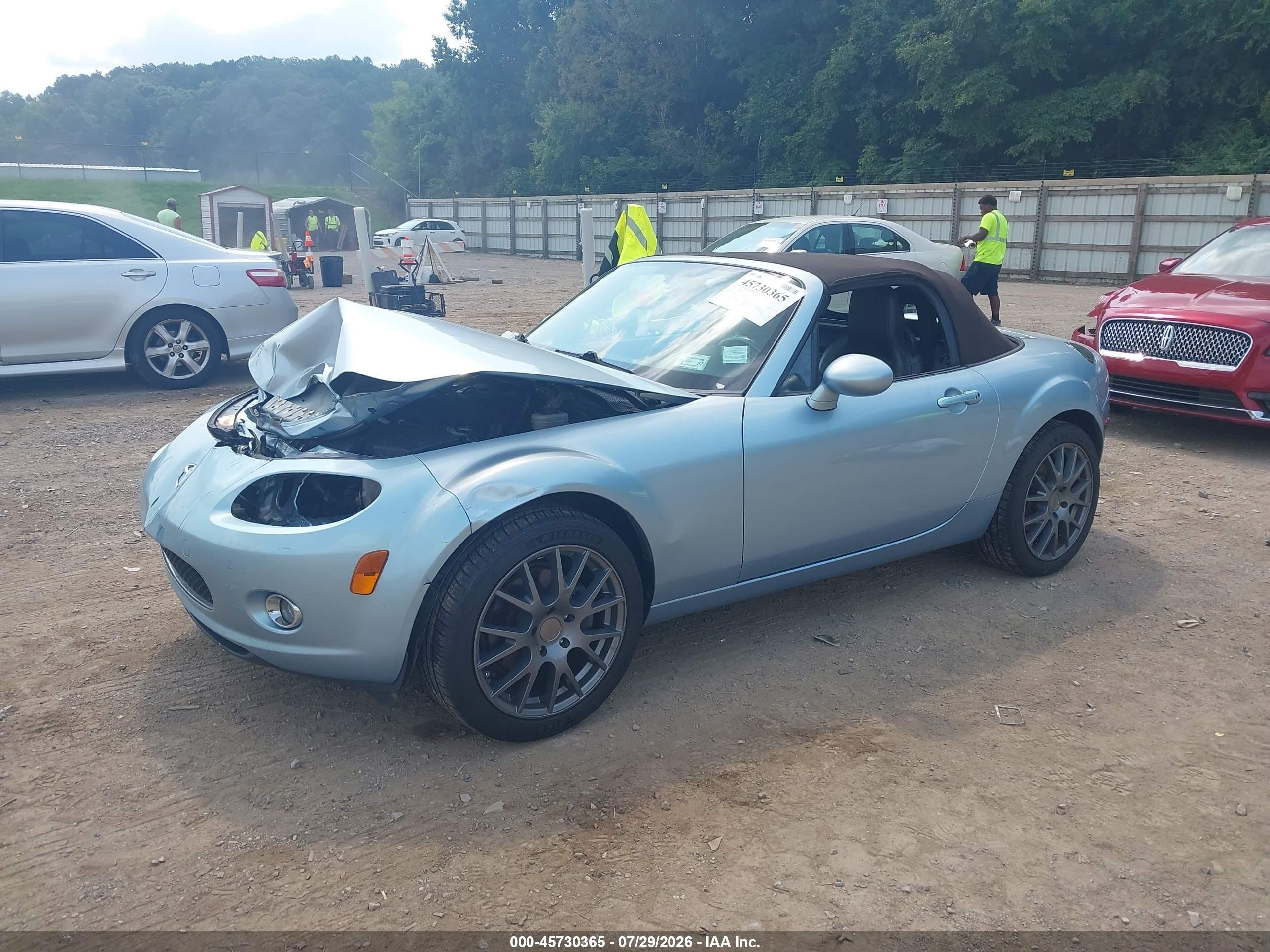 2008 Mazda Mx-5 Special Edition Синий vin: JM1NC25F880147264