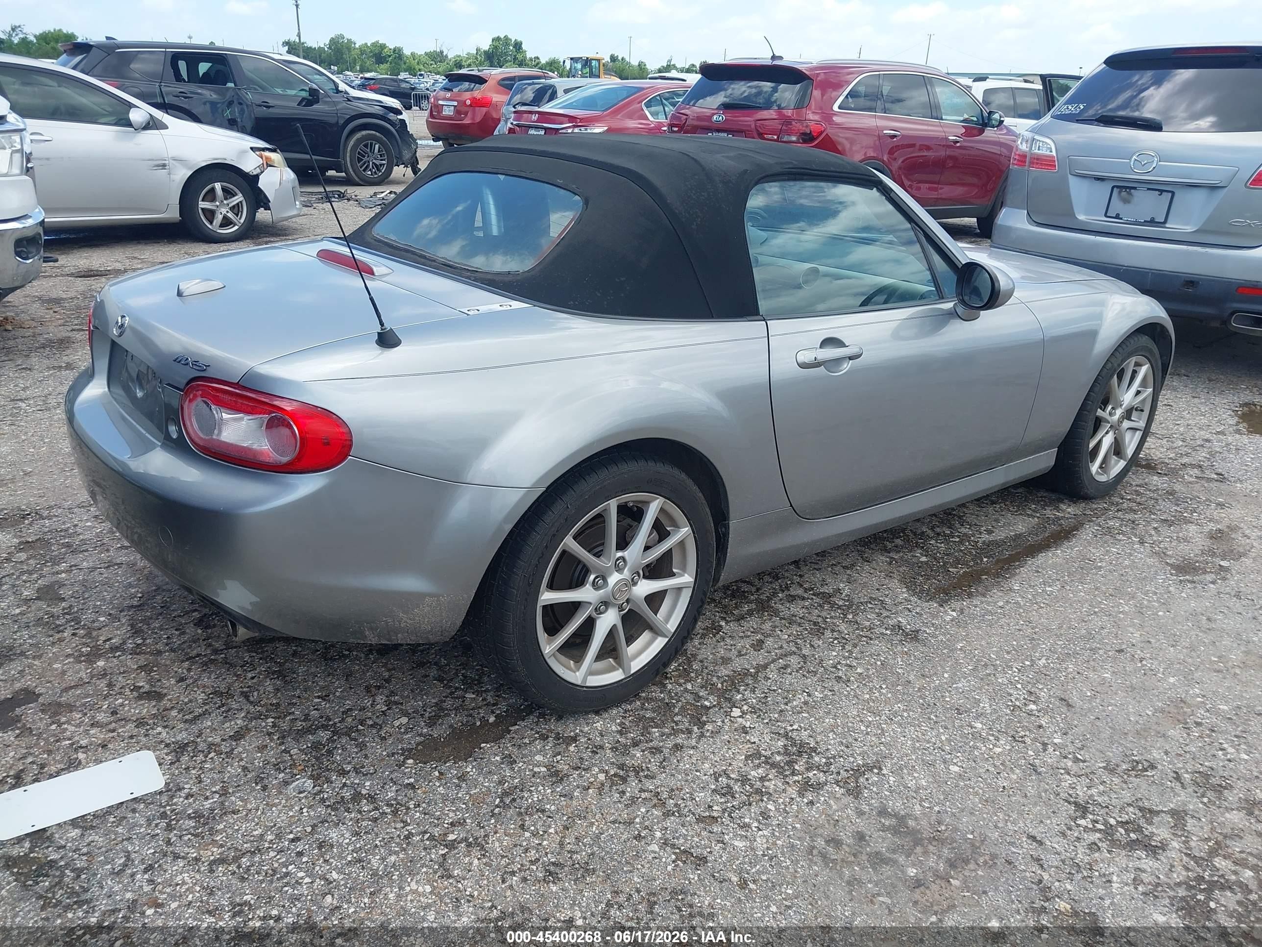 2009 Mazda Mx-5 Miata Grand Touring Серебряный vin: JM1NC25F890201101