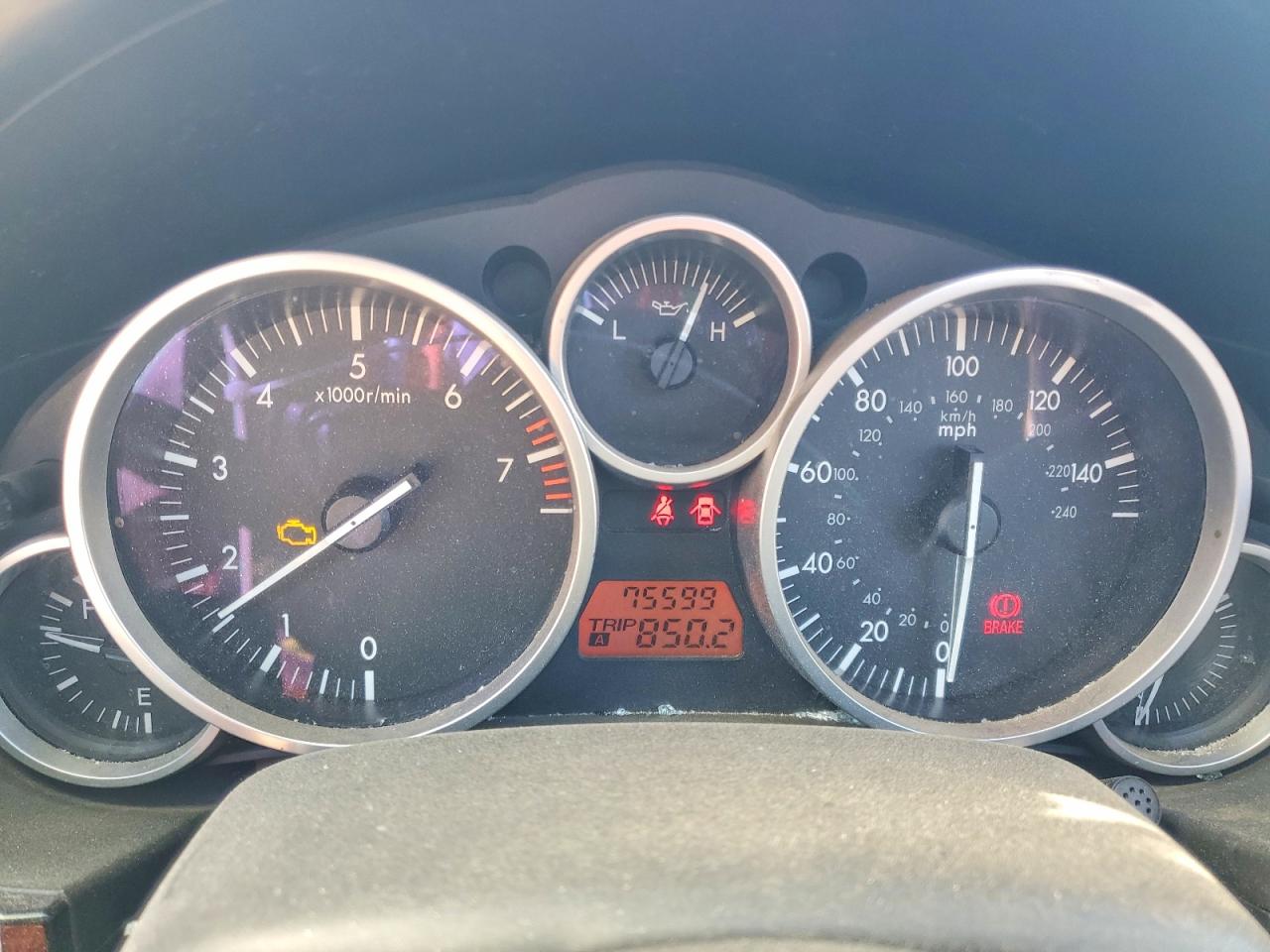 2006 Mazda Mx-5 Miata Red vin: JM1NC25F960105182