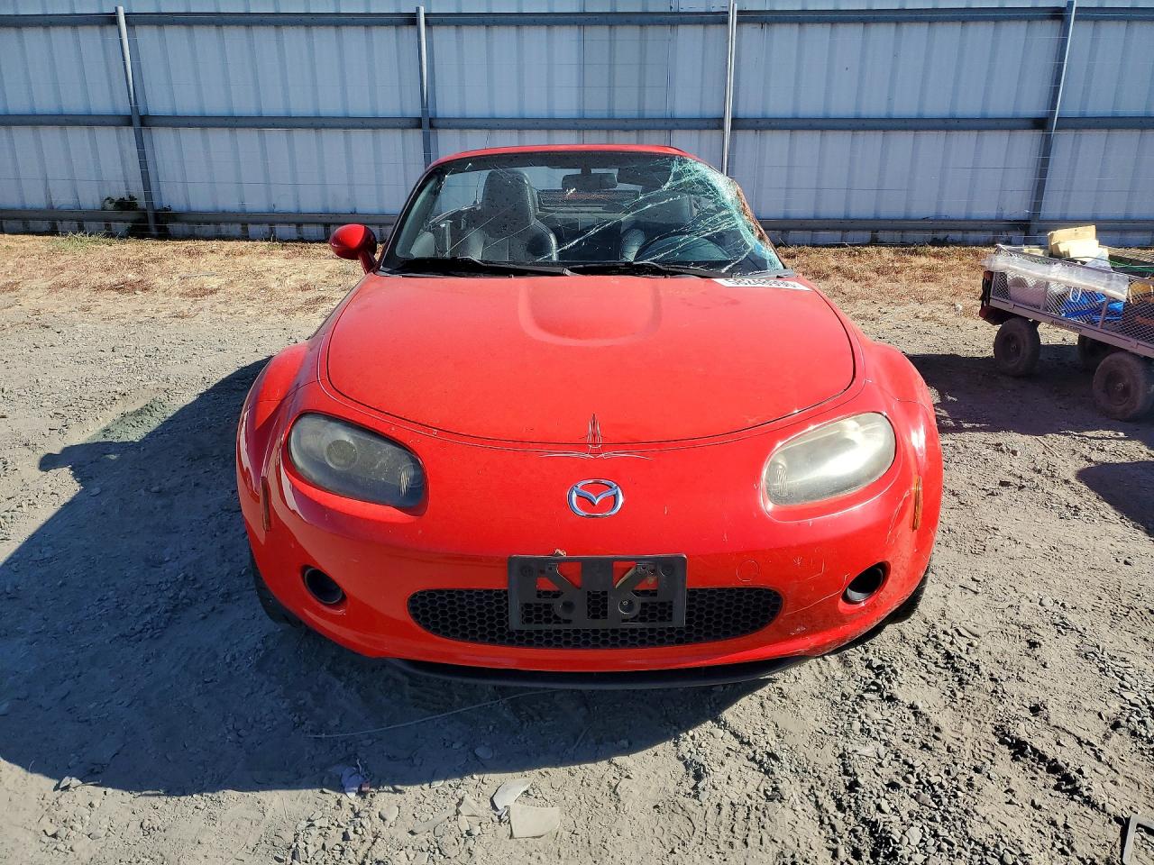 2006 Mazda Mx-5 Miata Red vin: JM1NC25F960105182