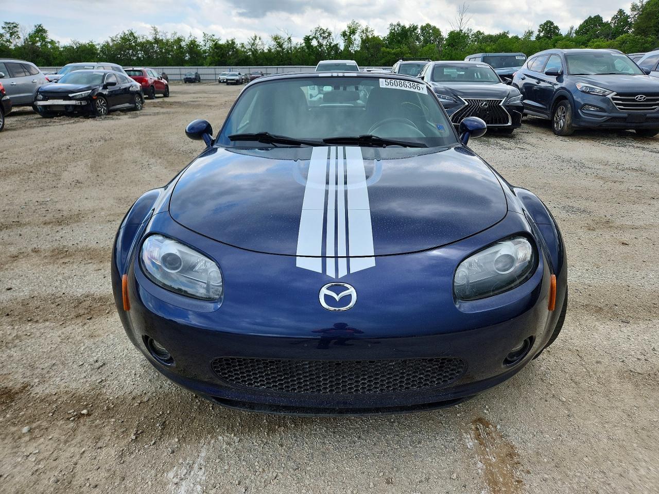 2007 Mazda Mx-5 Miata Blue vin: JM1NC25F970126857
