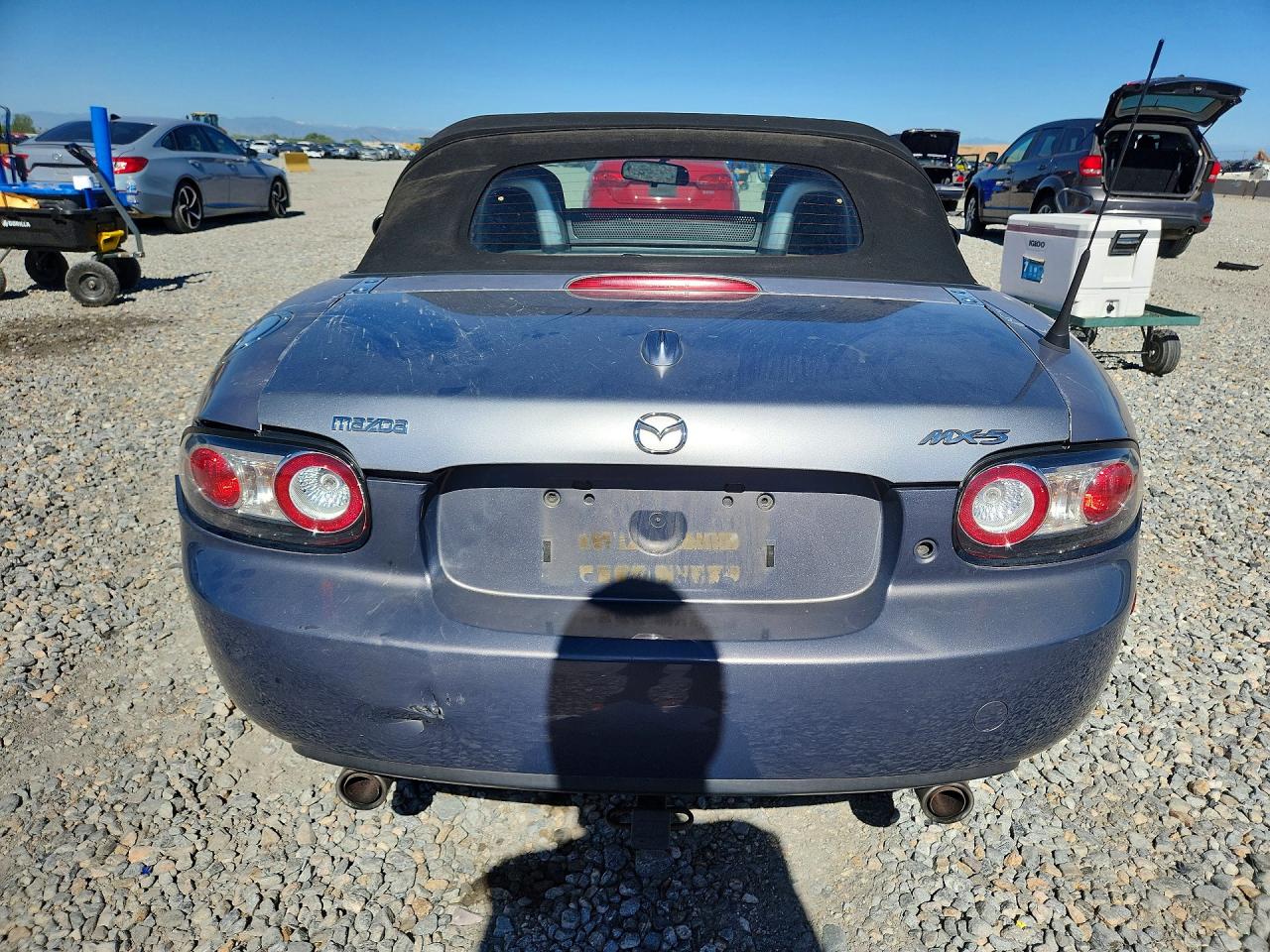2007 Mazda Mx-5 Miata Серый vin: JM1NC25F970126910