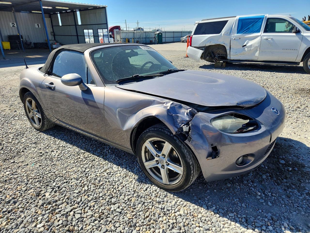2007 Mazda Mx-5 Miata Серый vin: JM1NC25F970126910