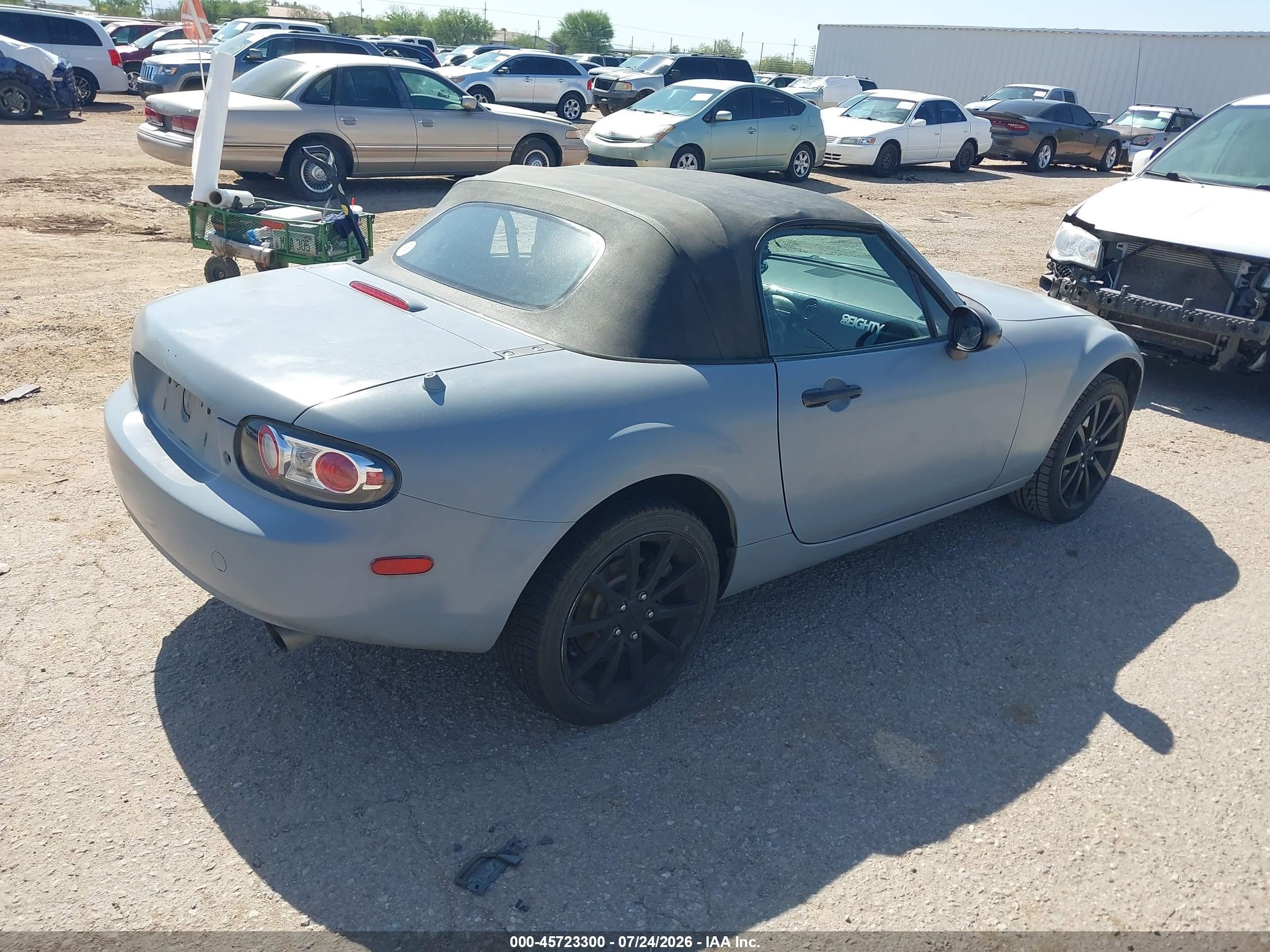 2007 Mazda Mx-5 Touring Gray vin: JM1NC25F970131590