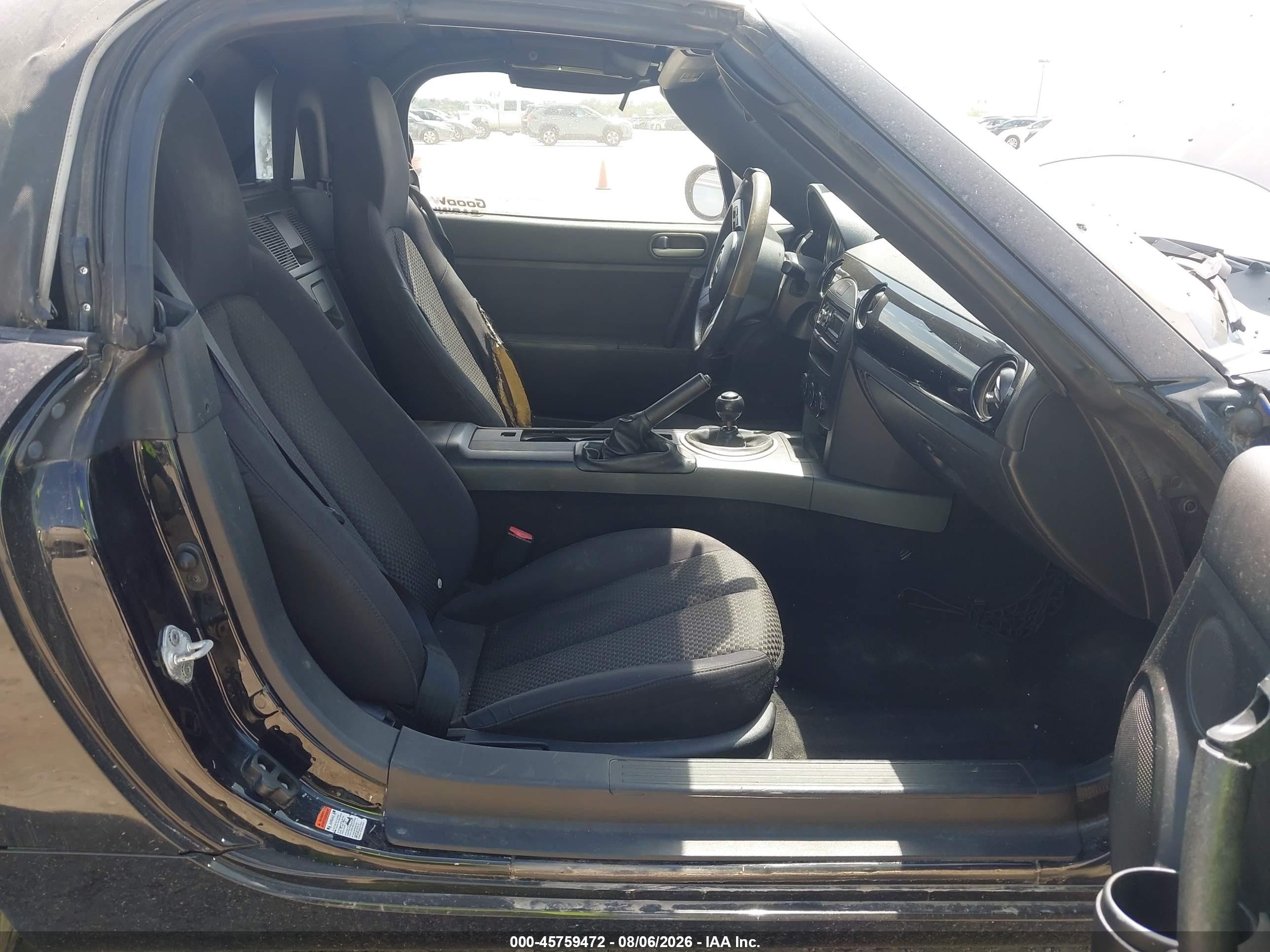 2008 Mazda Mx-5 Touring Black vin: JM1NC25F980140419