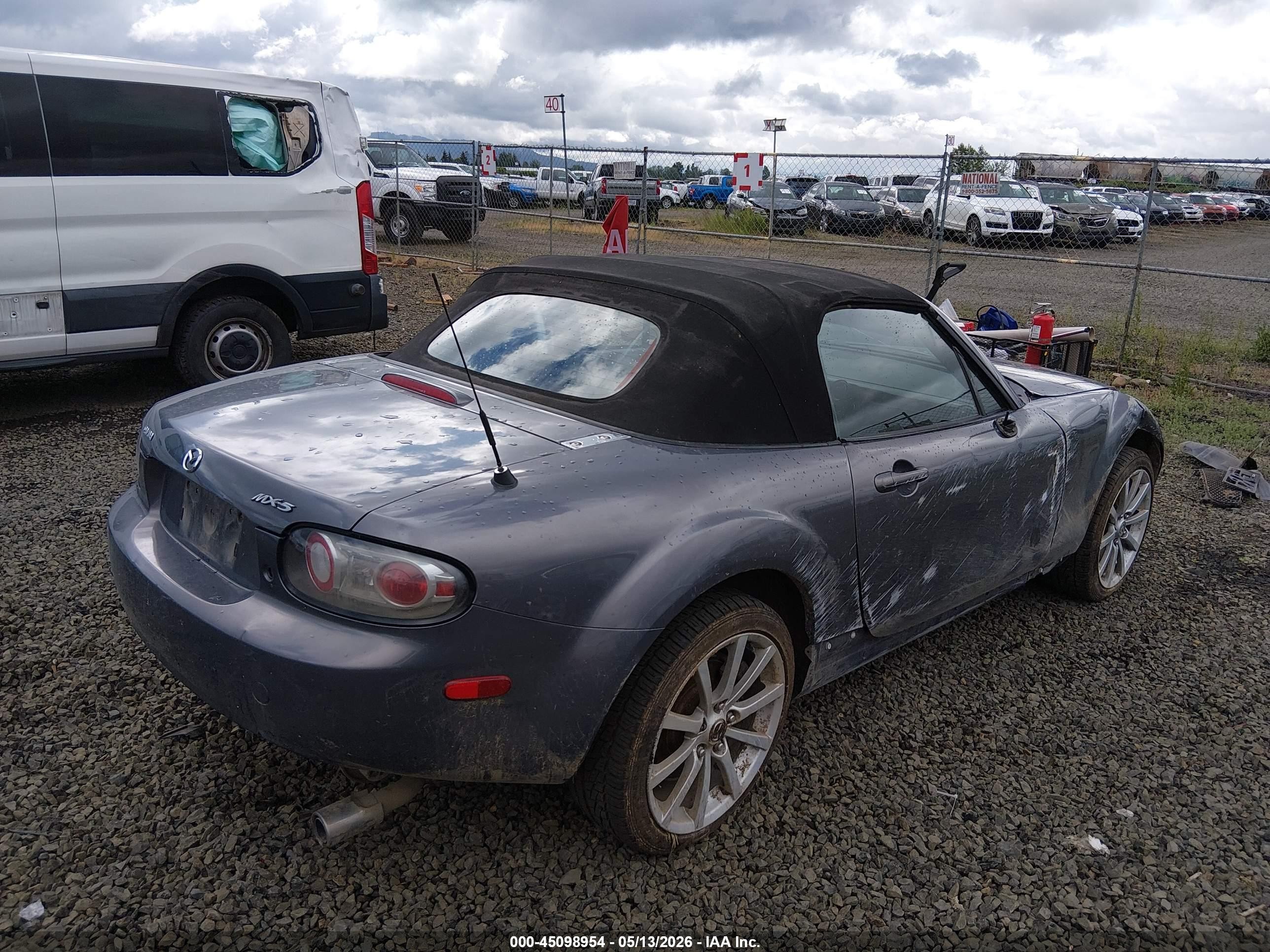 2006 Mazda Mx-5 Grand Touring Light Blue vin: JM1NC25FX60105188
