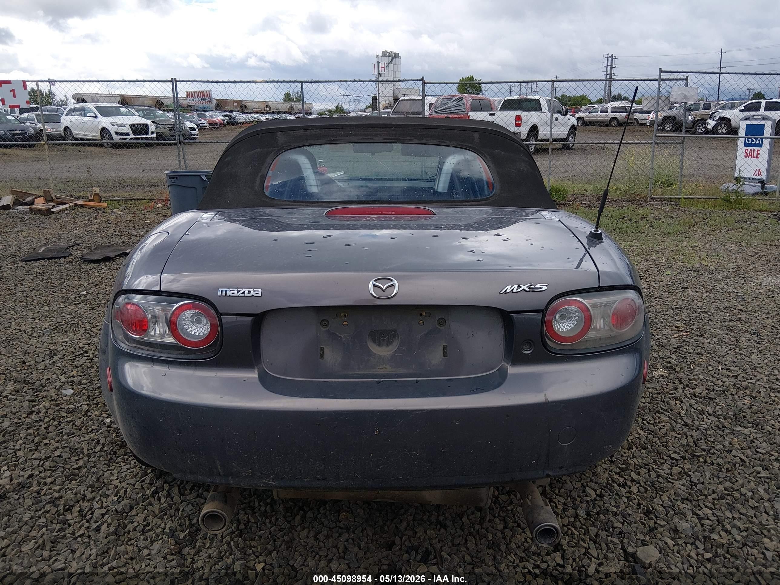 2006 Mazda Mx-5 Grand Touring Light Blue vin: JM1NC25FX60105188