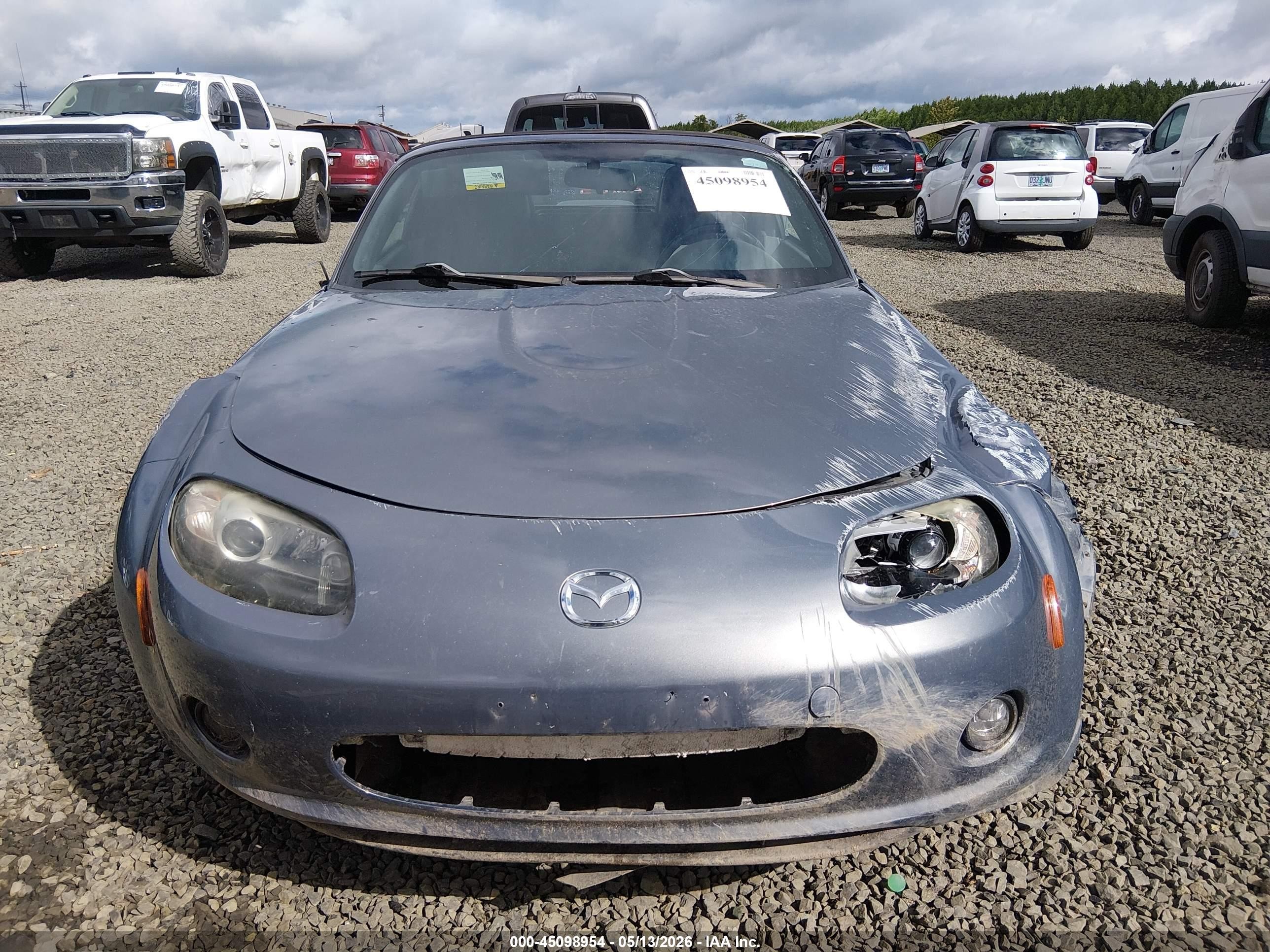 2006 Mazda Mx-5 Grand Touring Light Blue vin: JM1NC25FX60105188