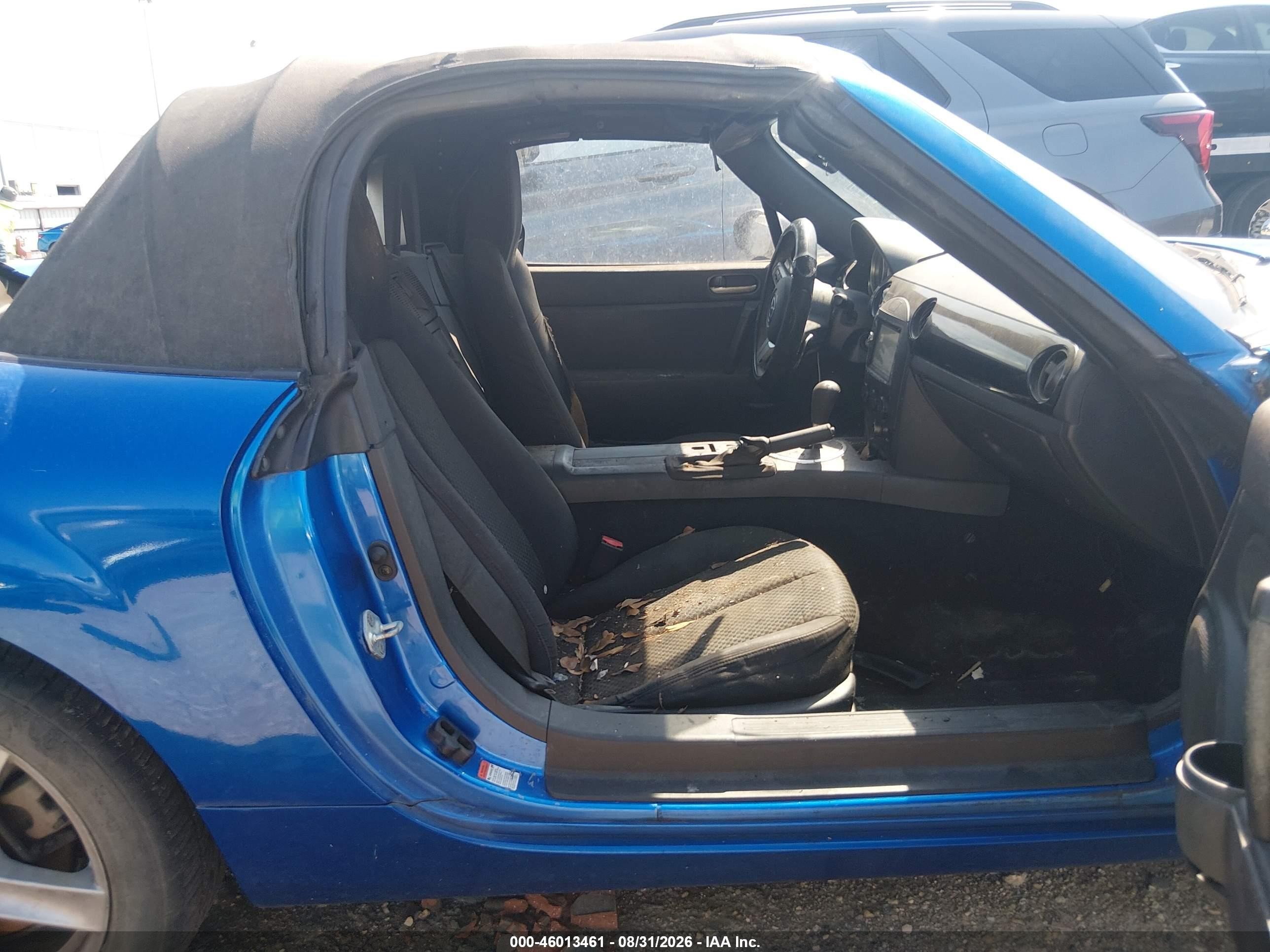 2006 Mazda Mx-5 Touring Blue vin: JM1NC25FX60109919