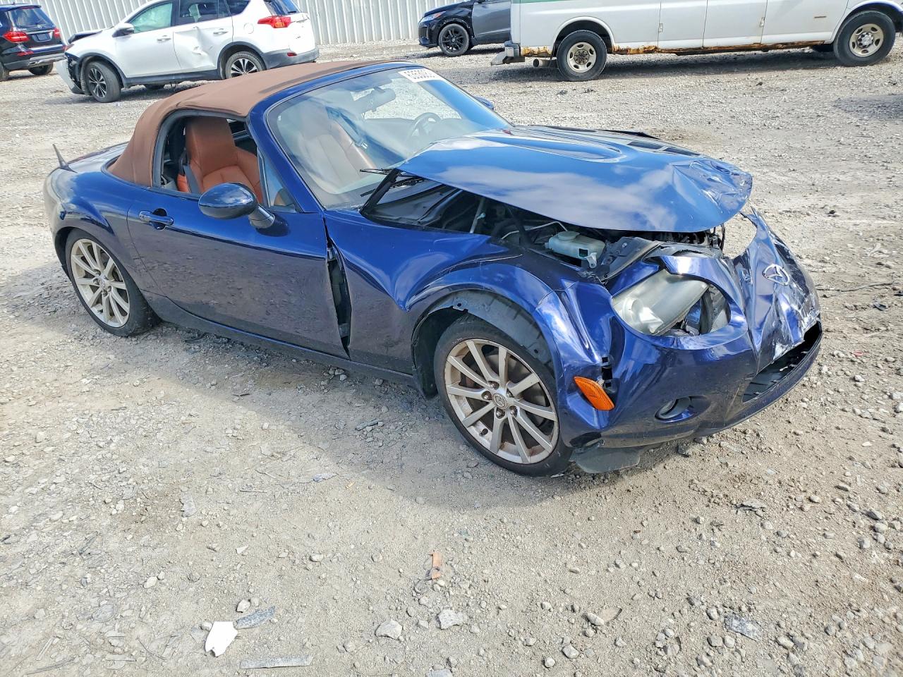 2007 Mazda Mx-5 Miata Синий vin: JM1NC25FX70133803