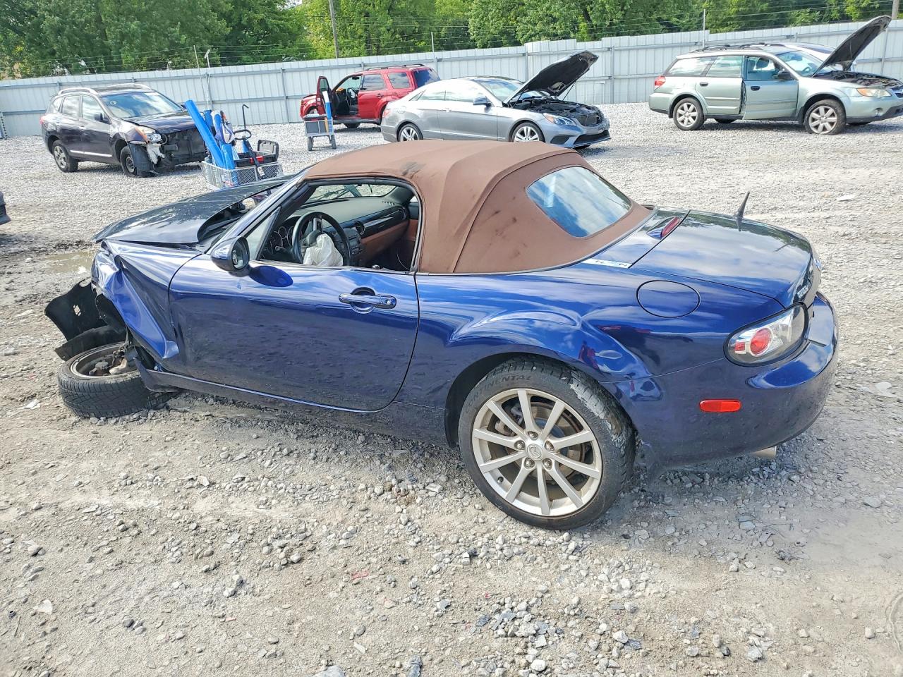 2007 Mazda Mx-5 Miata Синий vin: JM1NC25FX70133803