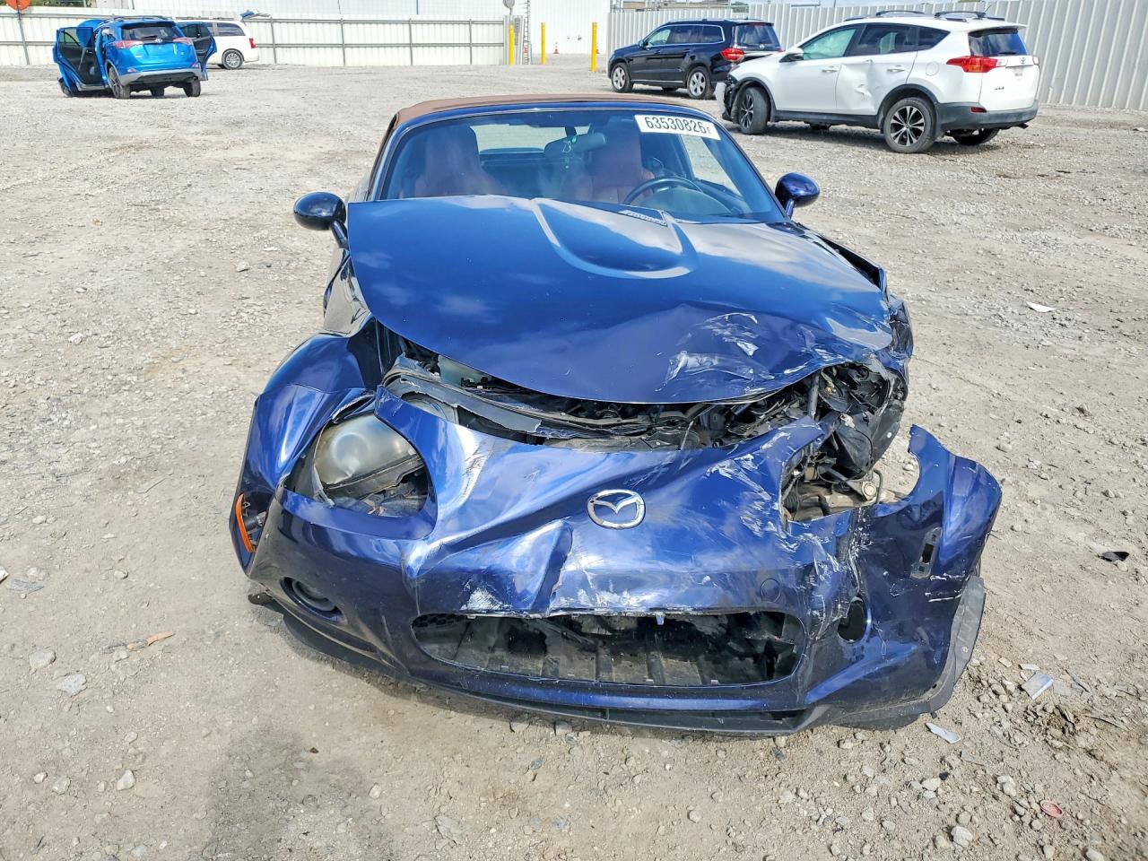 2007 Mazda Mx-5 Miata Синий vin: JM1NC25FX70133803