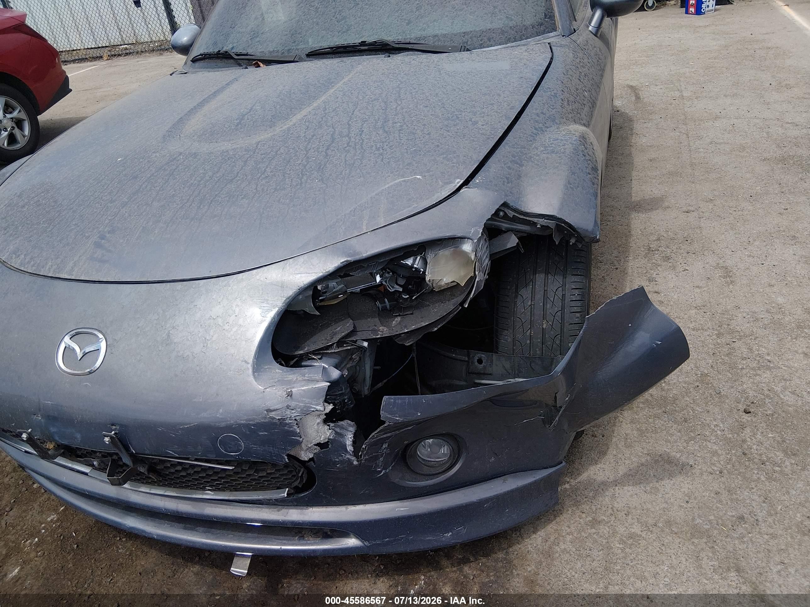 2007 Mazda Mx-5 Grand Touring Silver vin: JM1NC26F070136529