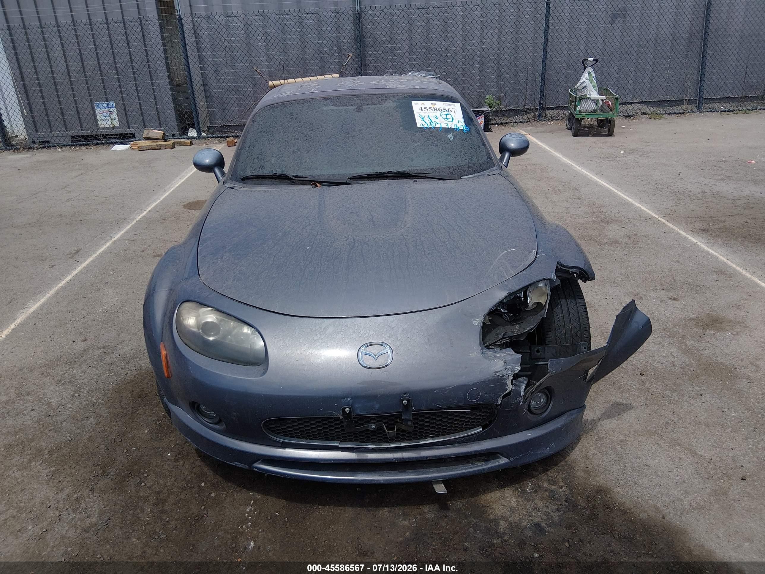2007 Mazda Mx-5 Grand Touring Silver vin: JM1NC26F070136529
