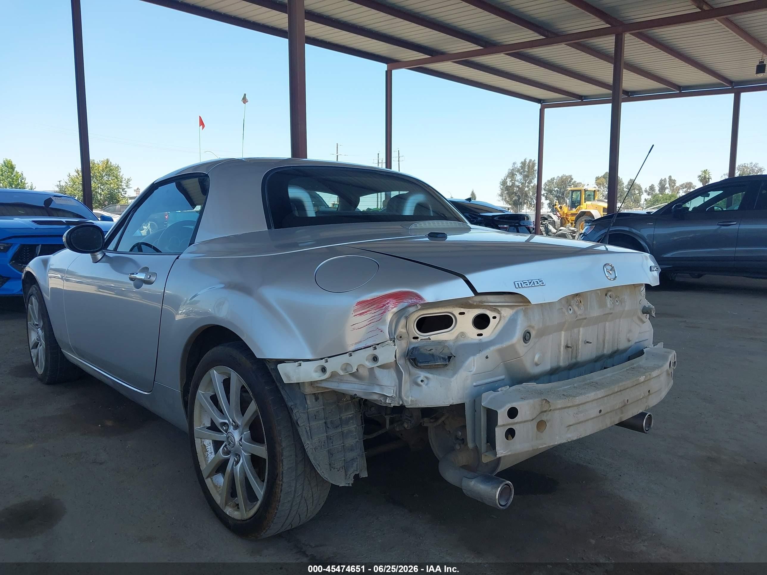 2008 Mazda Mx-5 Grand Touring Silver vin: JM1NC26F080141862