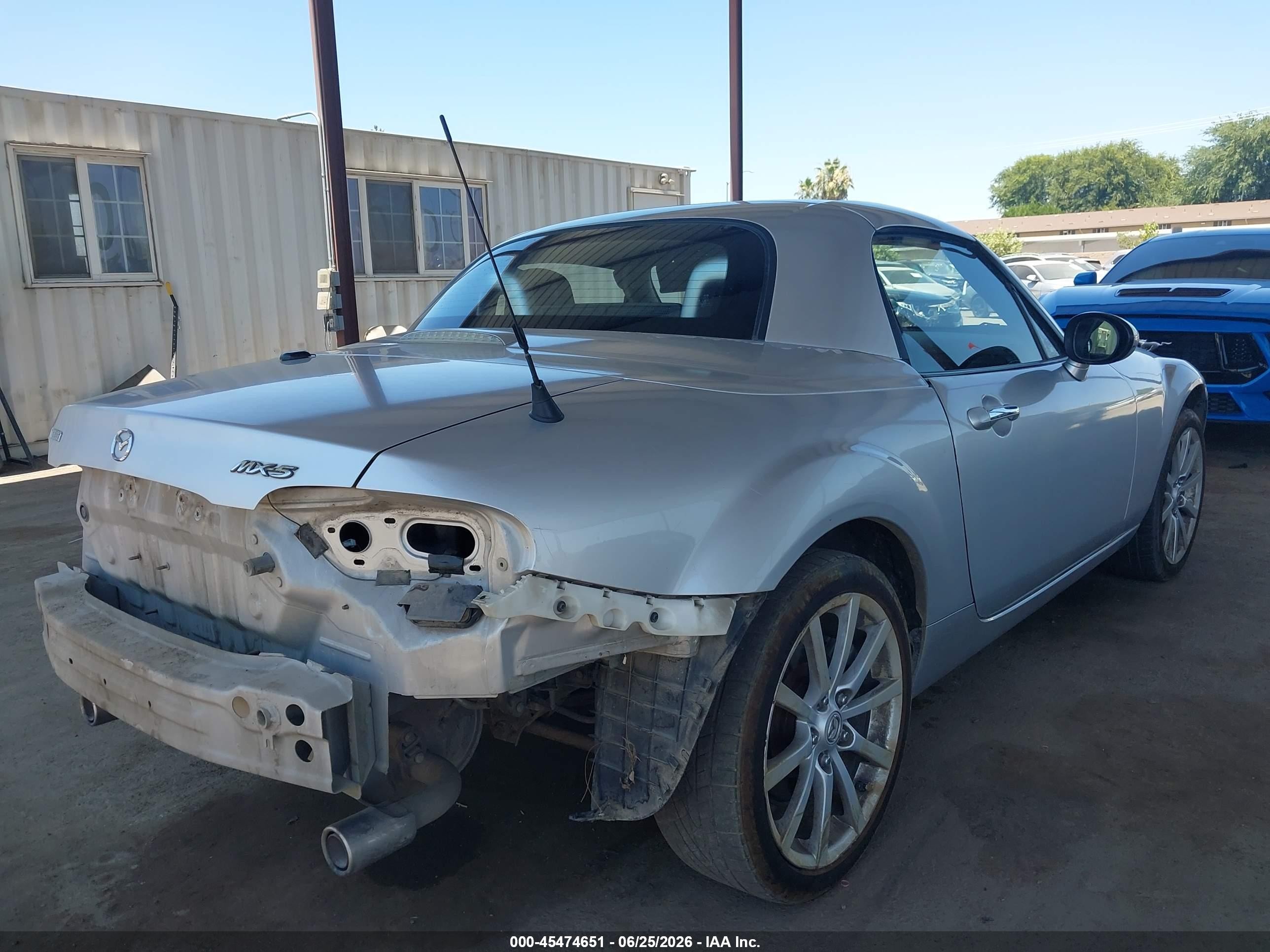 2008 Mazda Mx-5 Grand Touring Silver vin: JM1NC26F080141862