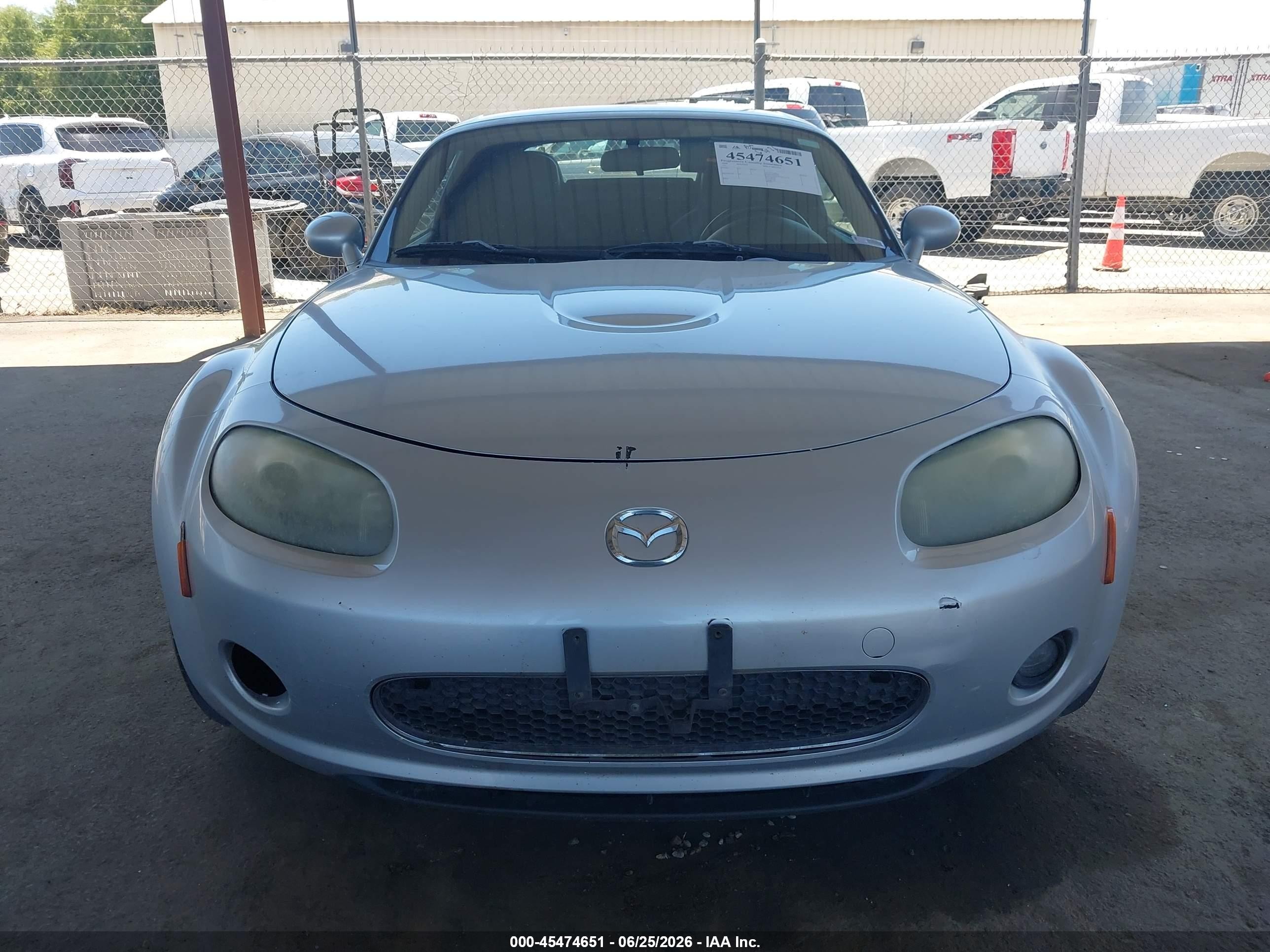 2008 Mazda Mx-5 Grand Touring Silver vin: JM1NC26F080141862