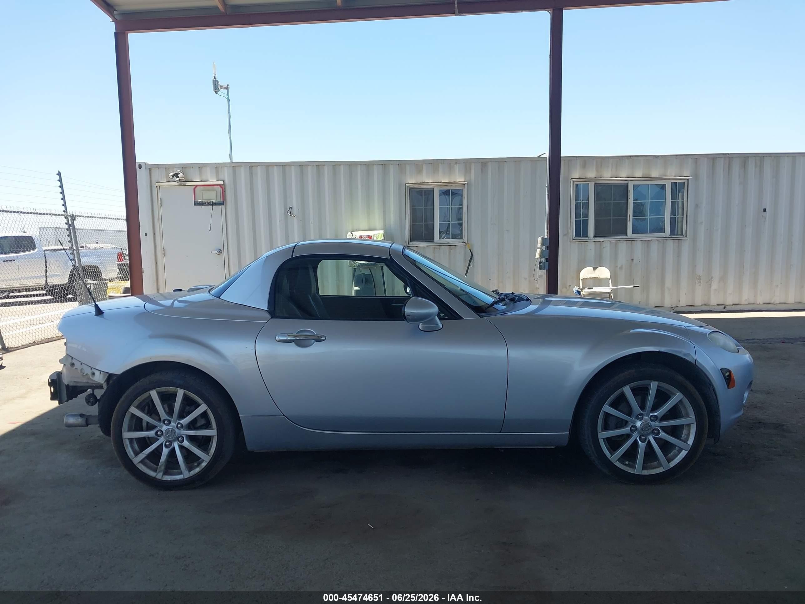 2008 Mazda Mx-5 Grand Touring Silver vin: JM1NC26F080141862