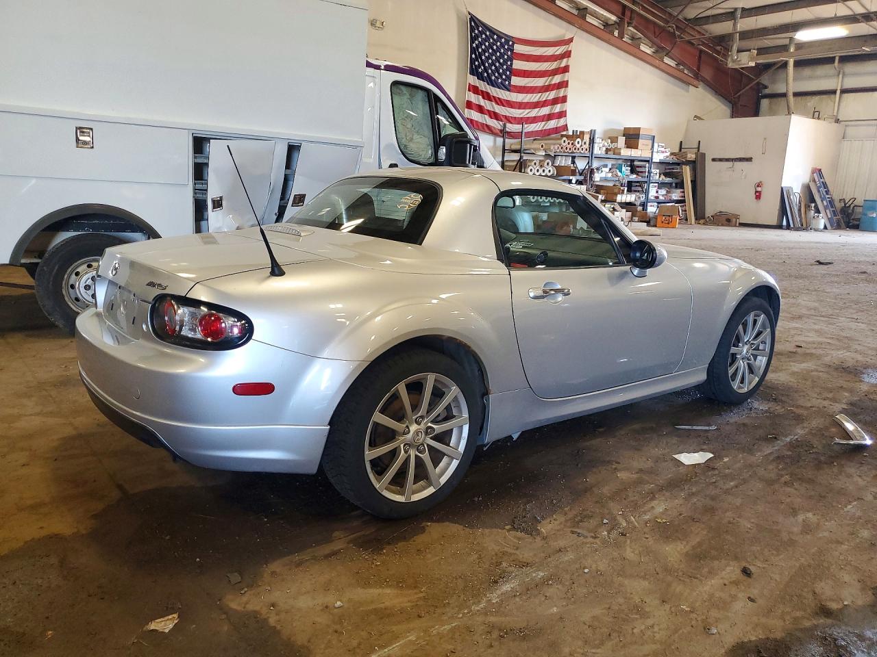 2008 Mazda Mx-5 Miata Silver vin: JM1NC26F080155423