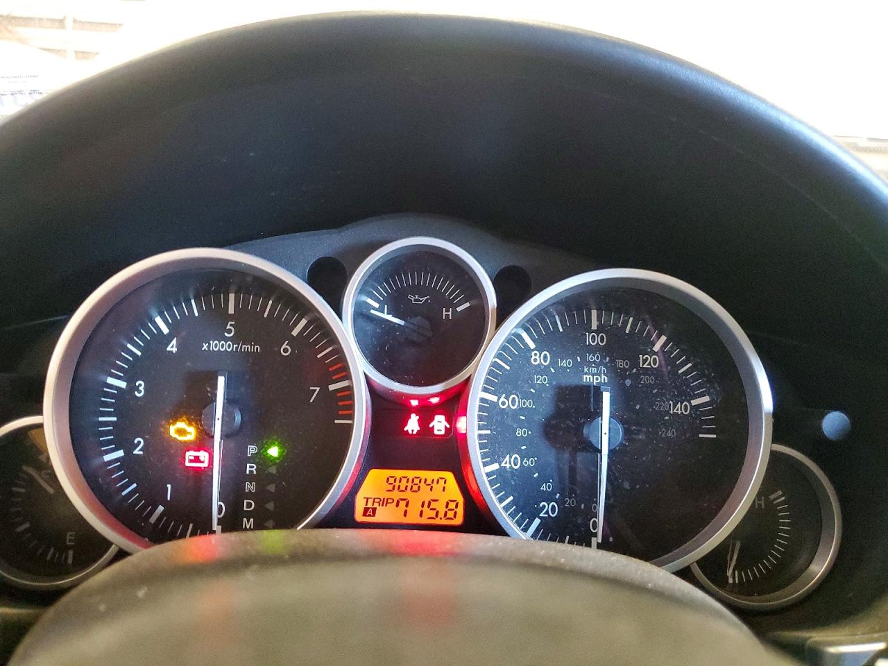 2008 Mazda Mx-5 Miata Silver vin: JM1NC26F080155423