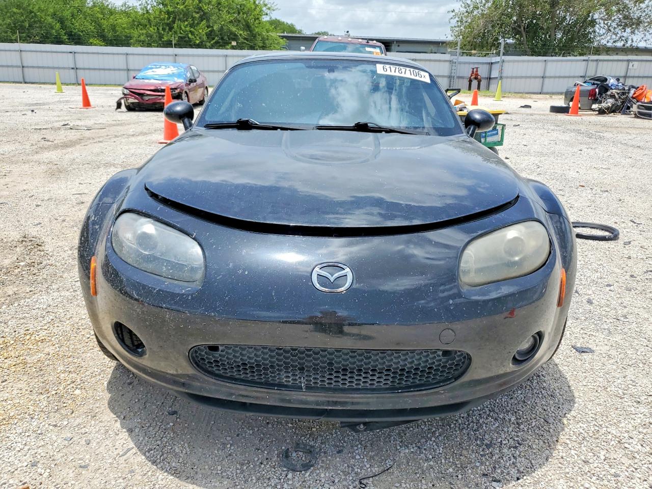2008 Mazda Mx-5 Miata Black vin: JM1NC26F080156748