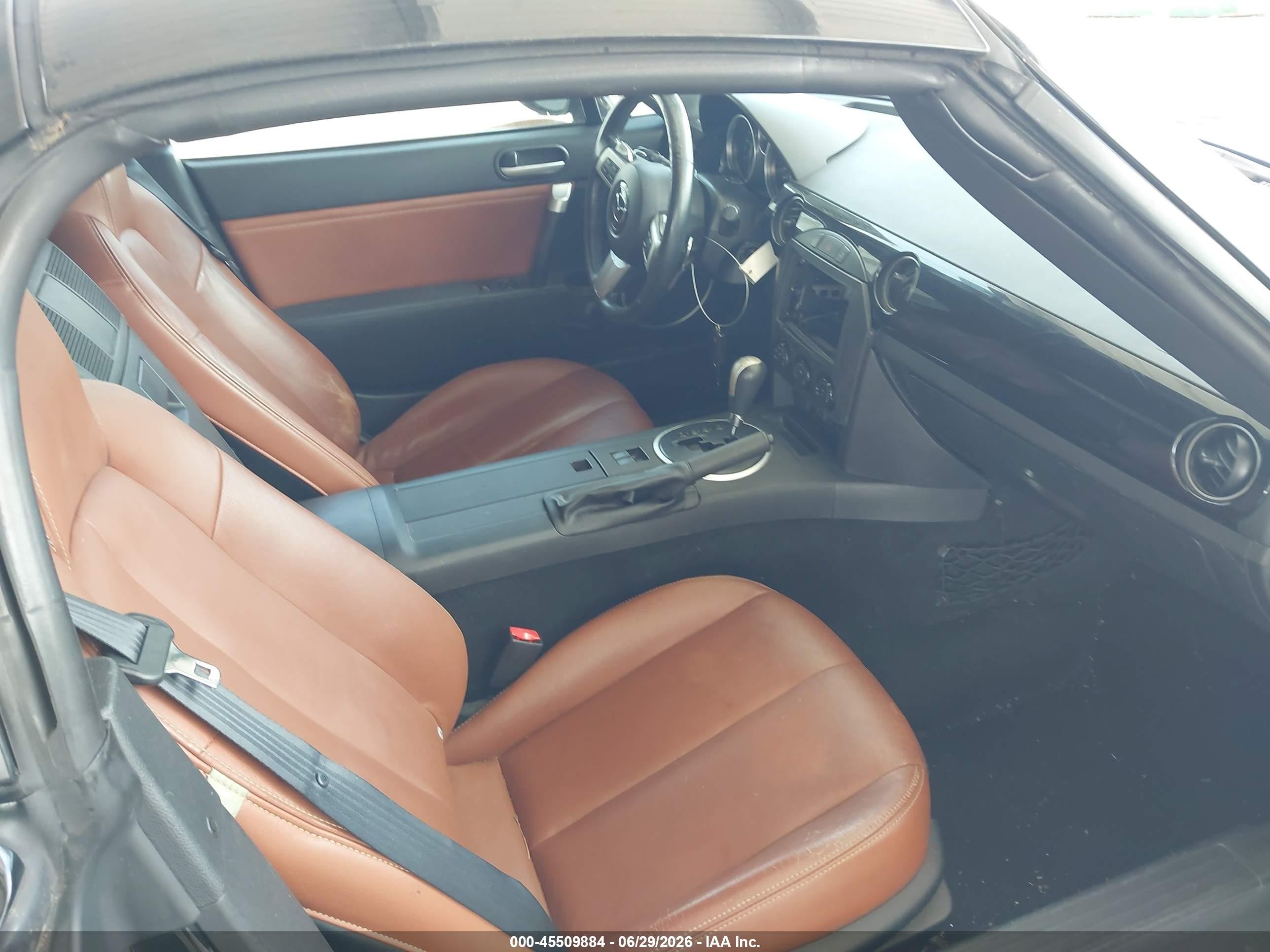 2008 Mazda Mx-5 Grand Touring Black vin: JM1NC26F080157026