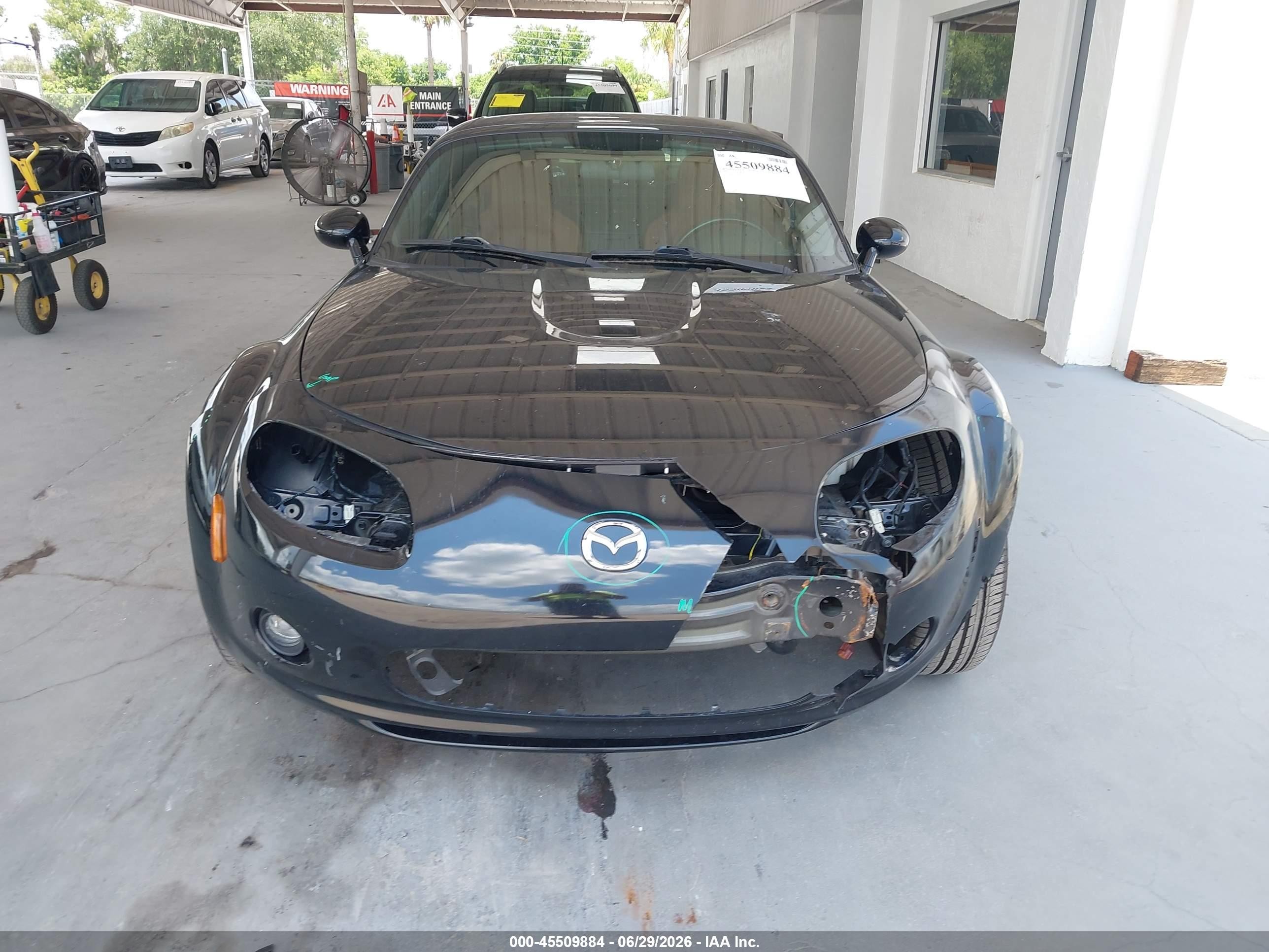 2008 Mazda Mx-5 Grand Touring Black vin: JM1NC26F080157026