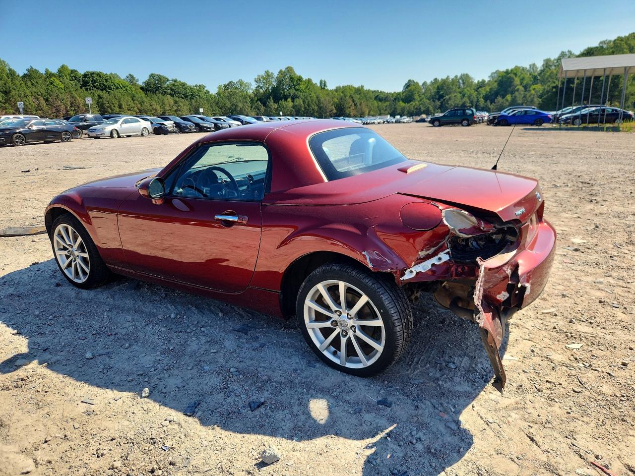 2008 Mazda Mx-5 Miata Red vin: JM1NC26F180149985