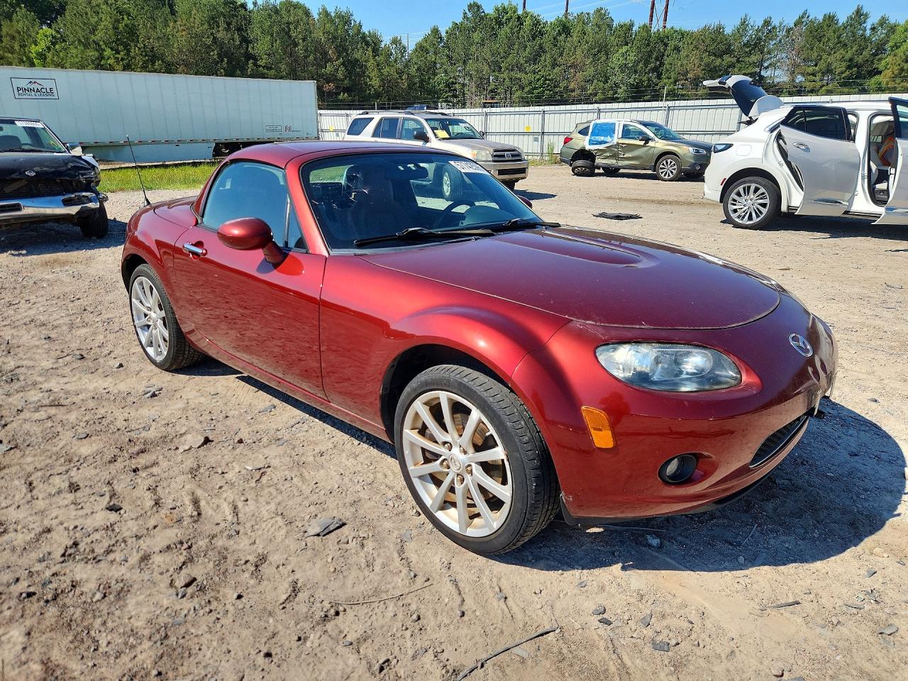 2008 Mazda Mx-5 Miata Red vin: JM1NC26F180149985