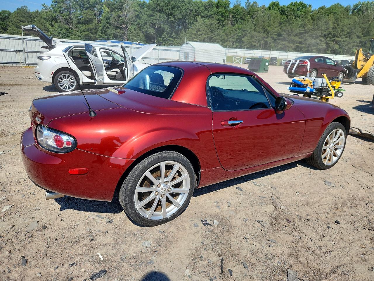2008 Mazda Mx-5 Miata Red vin: JM1NC26F180149985