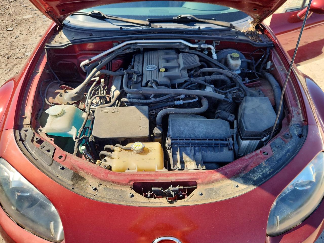 2008 Mazda Mx-5 Miata Red vin: JM1NC26F180149985