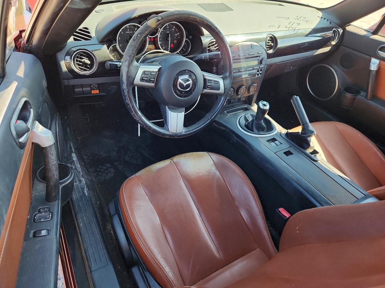 2008 Mazda Mx-5 Miata Red vin: JM1NC26F180149985