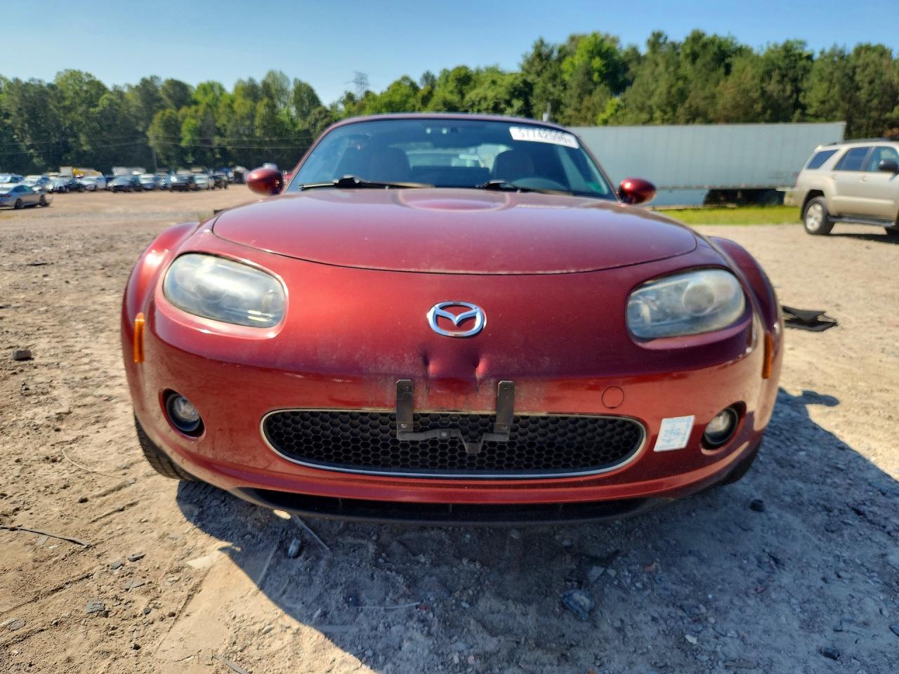 2008 Mazda Mx-5 Miata Red vin: JM1NC26F180149985