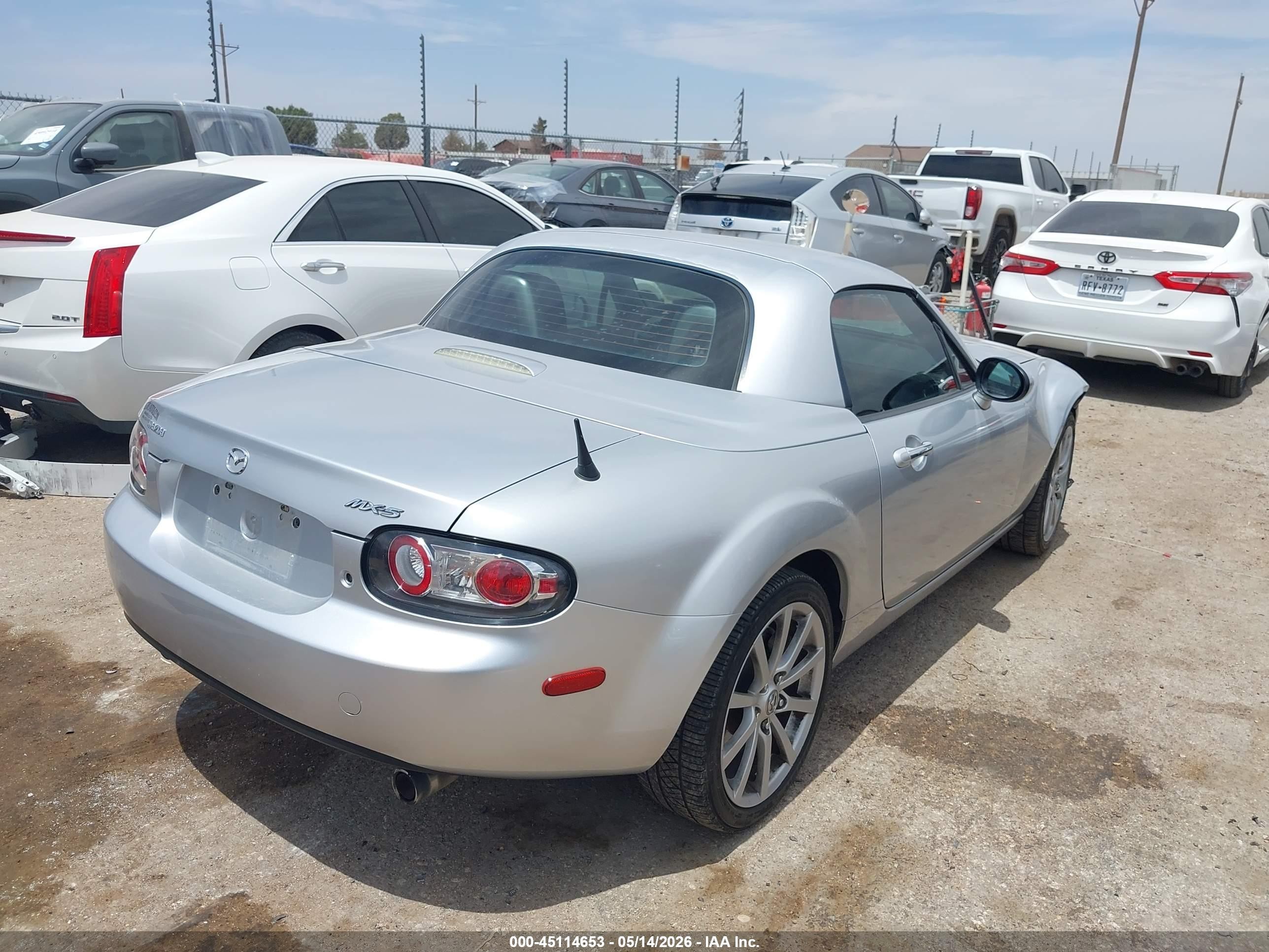 2008 Mazda Mx-5 Touring Silver vin: JM1NC26F180154524