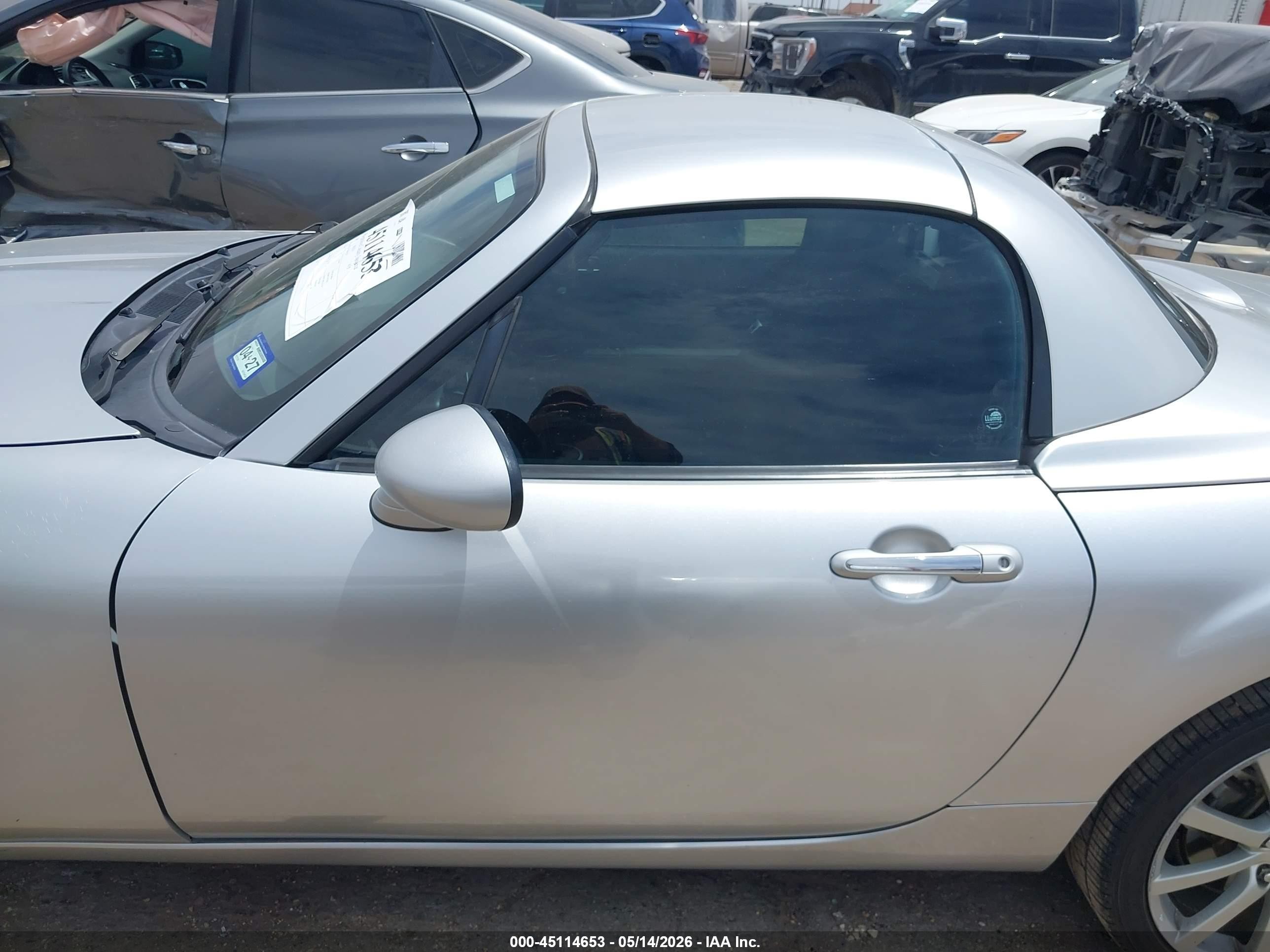 2008 Mazda Mx-5 Touring Silver vin: JM1NC26F180154524