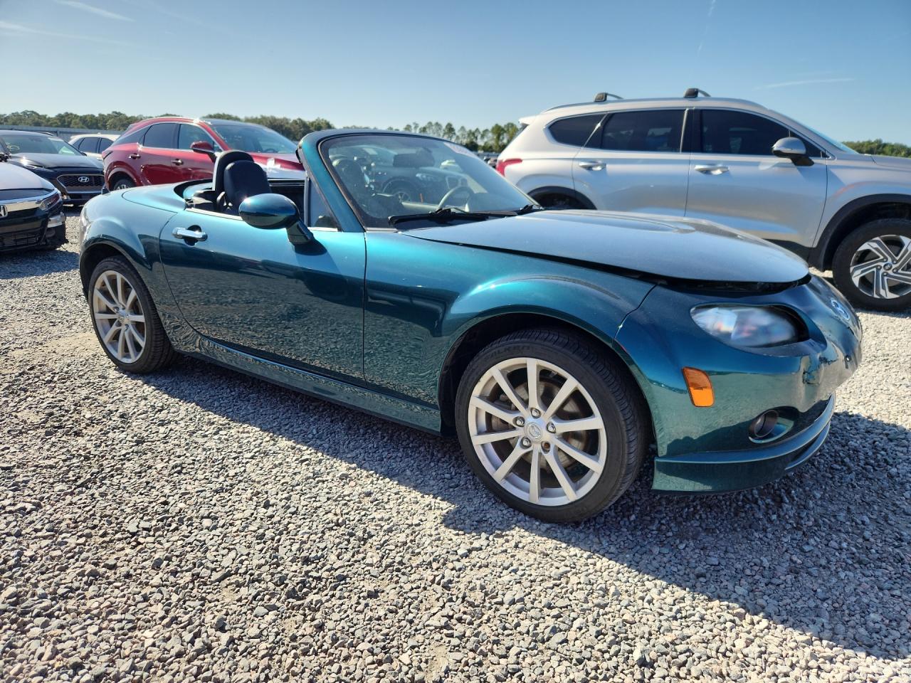 2008 Mazda Mx-5 Miata Teal vin: JM1NC26F380145856