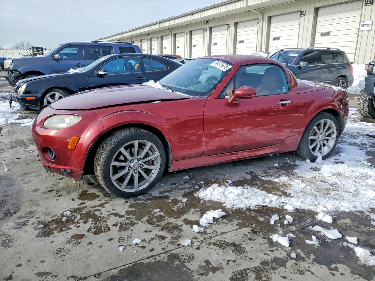 2008 Mazda Mx-5 Miata Burgundy vin: JM1NC26F380156467