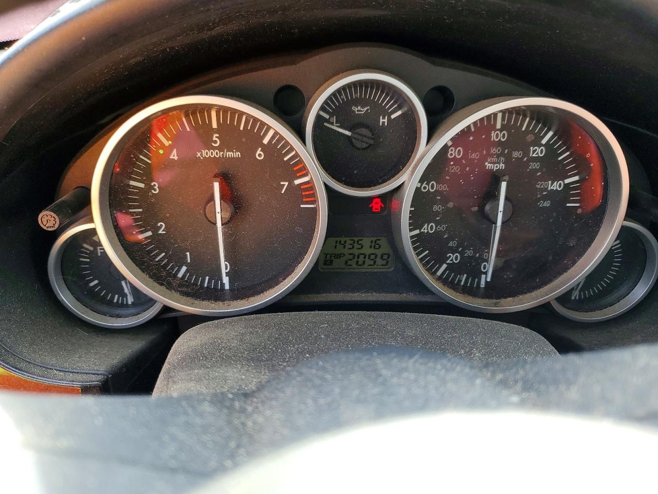 2008 Mazda Mx-5 Miata Burgundy vin: JM1NC26F380156467