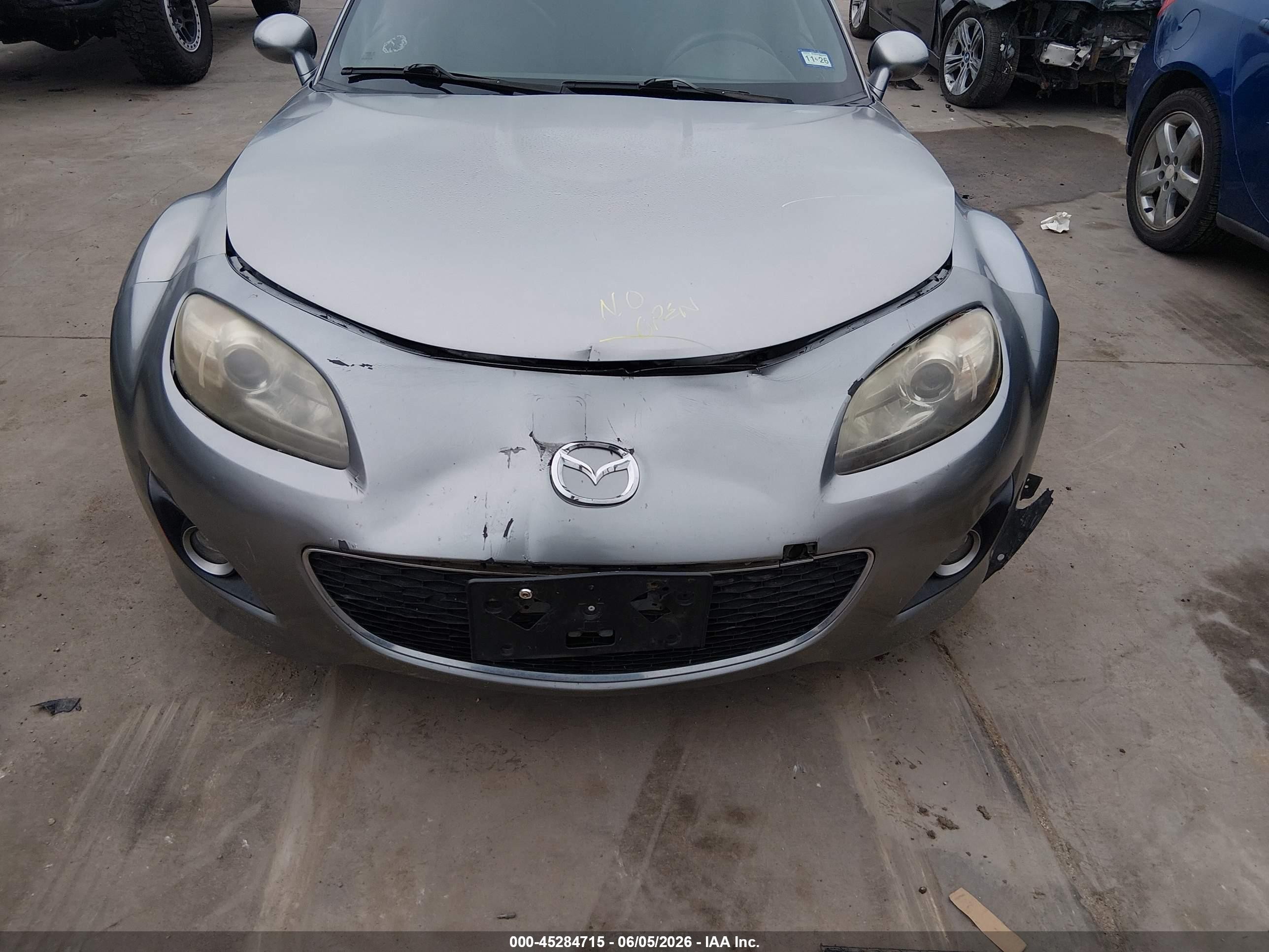2009 Mazda Mx-5 Miata Grand Touring Silver vin: JM1NC26F490204558