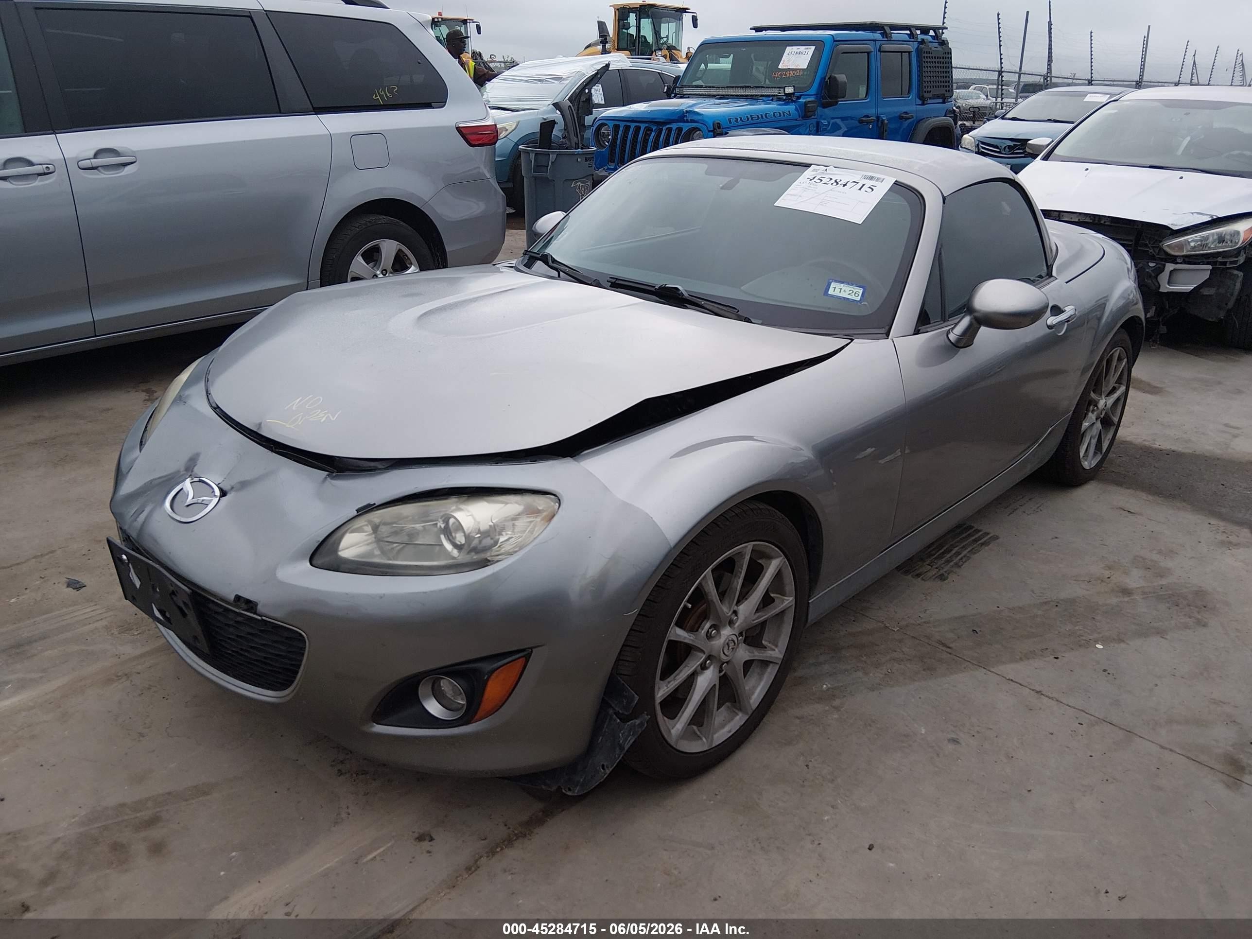 2009 Mazda Mx-5 Miata Grand Touring Silver vin: JM1NC26F490204558