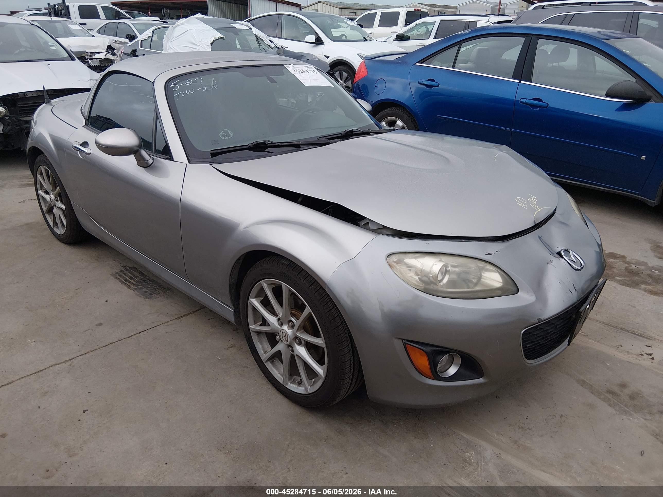 2009 Mazda Mx-5 Miata Grand Touring Silver vin: JM1NC26F490204558