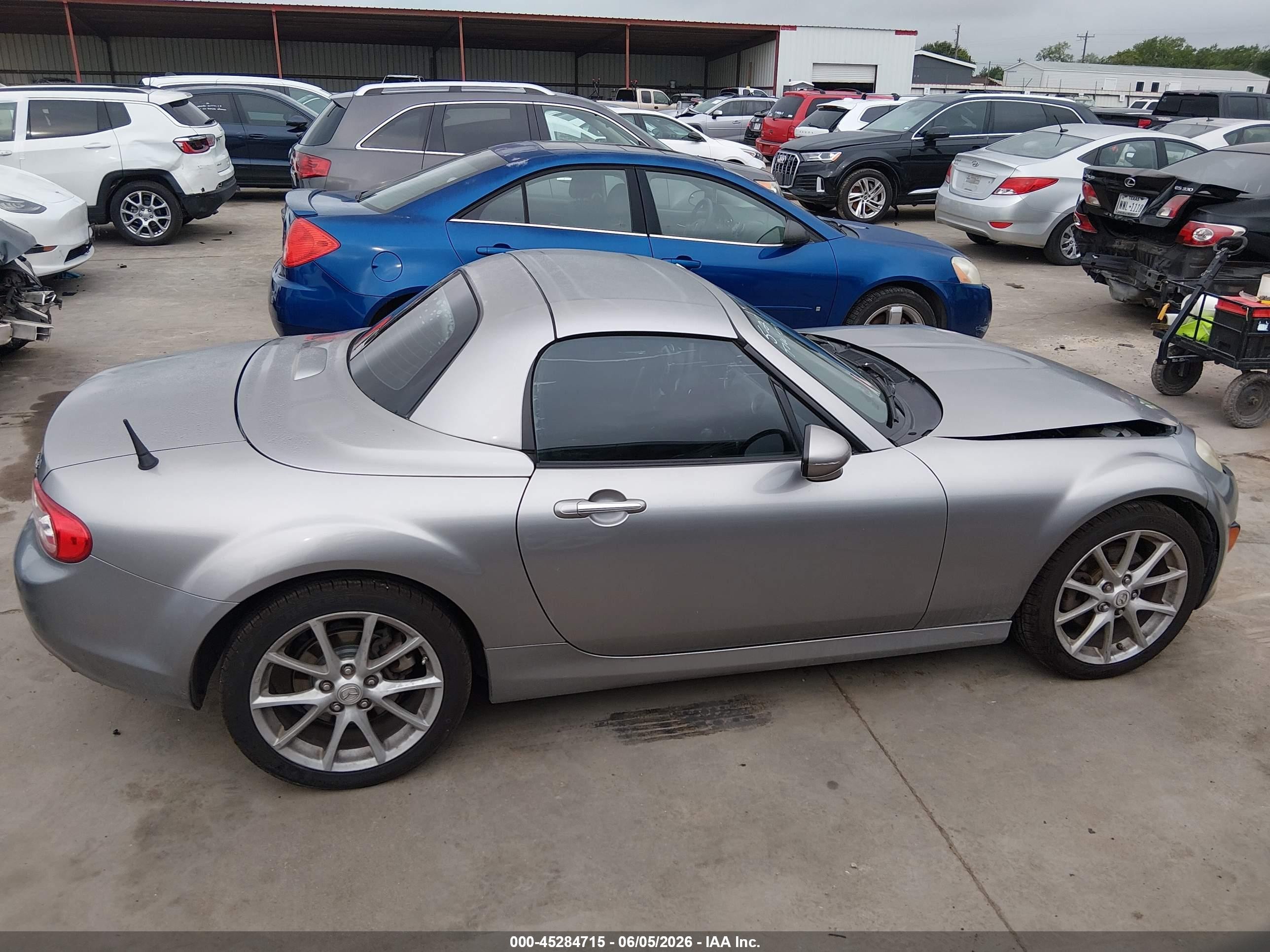 2009 Mazda Mx-5 Miata Grand Touring Silver vin: JM1NC26F490204558