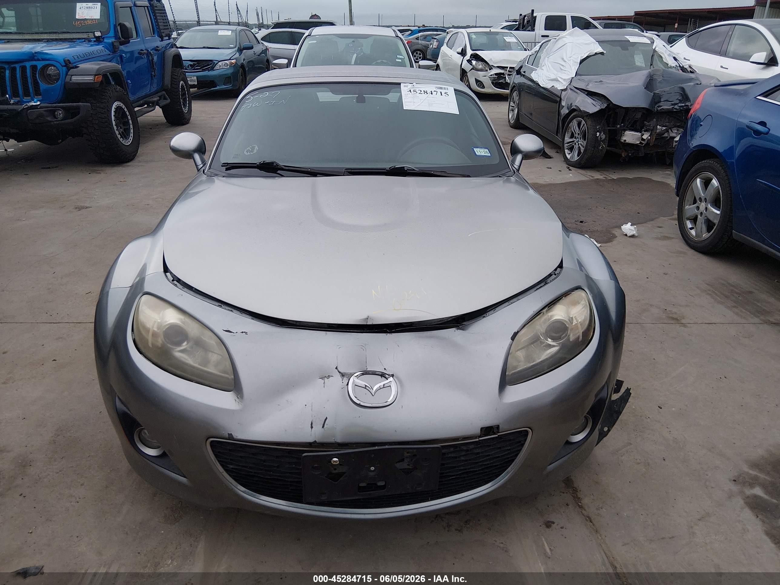 2009 Mazda Mx-5 Miata Grand Touring Silver vin: JM1NC26F490204558