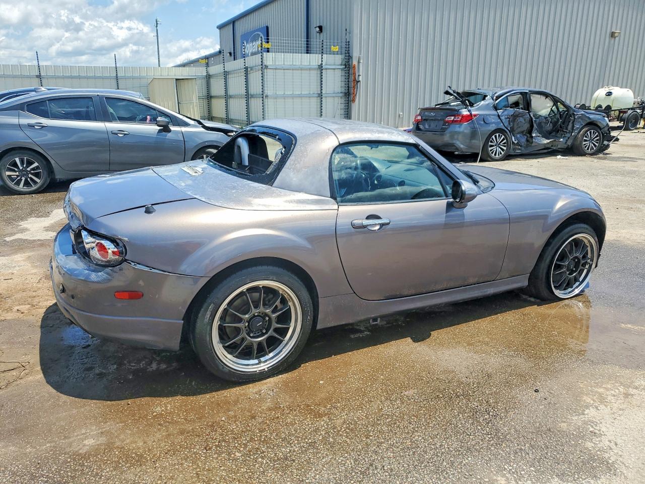 2008 Mazda Mx-5 Miata Gray vin: JM1NC26F580152291