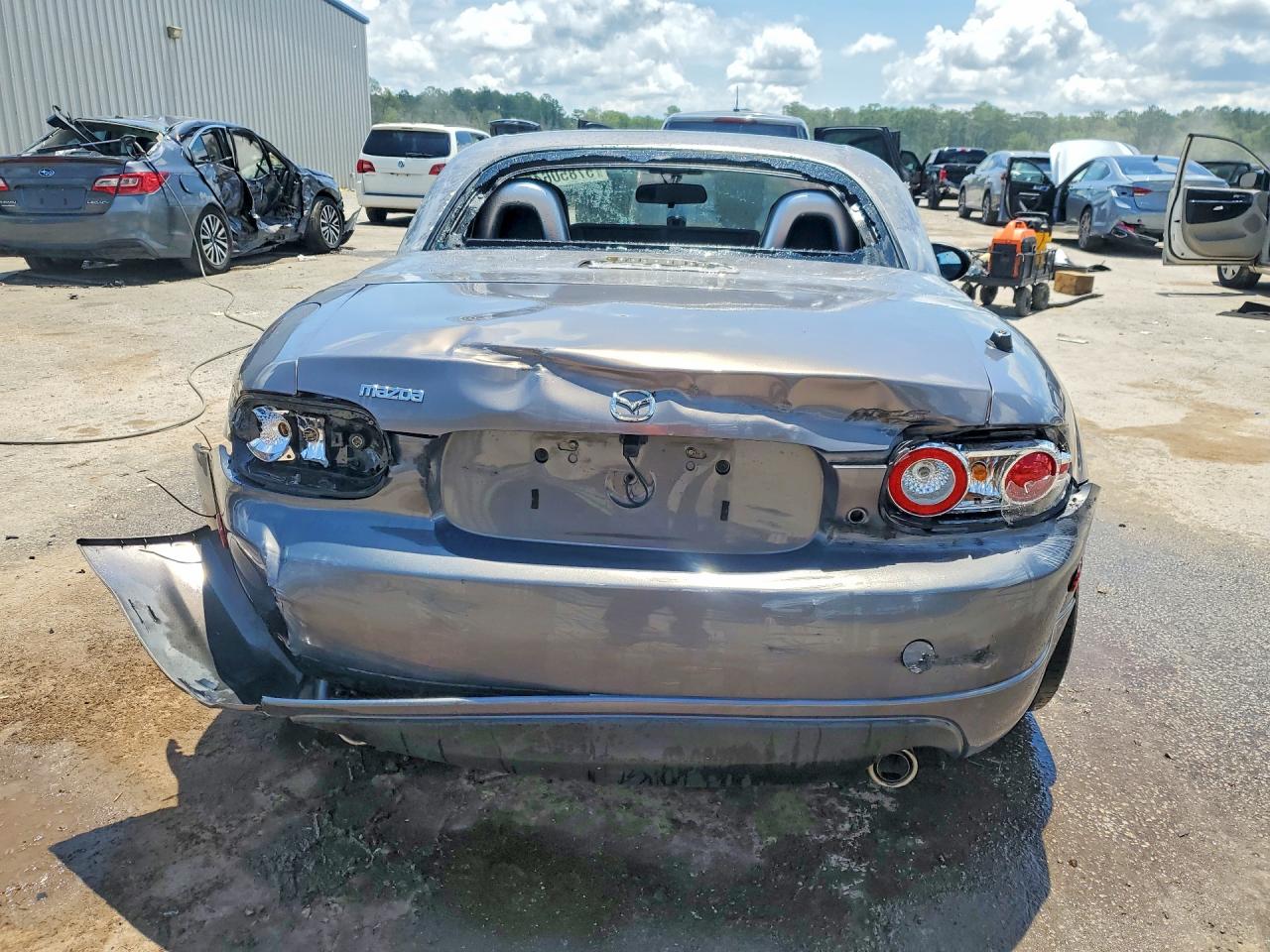 2008 Mazda Mx-5 Miata Gray vin: JM1NC26F580152291