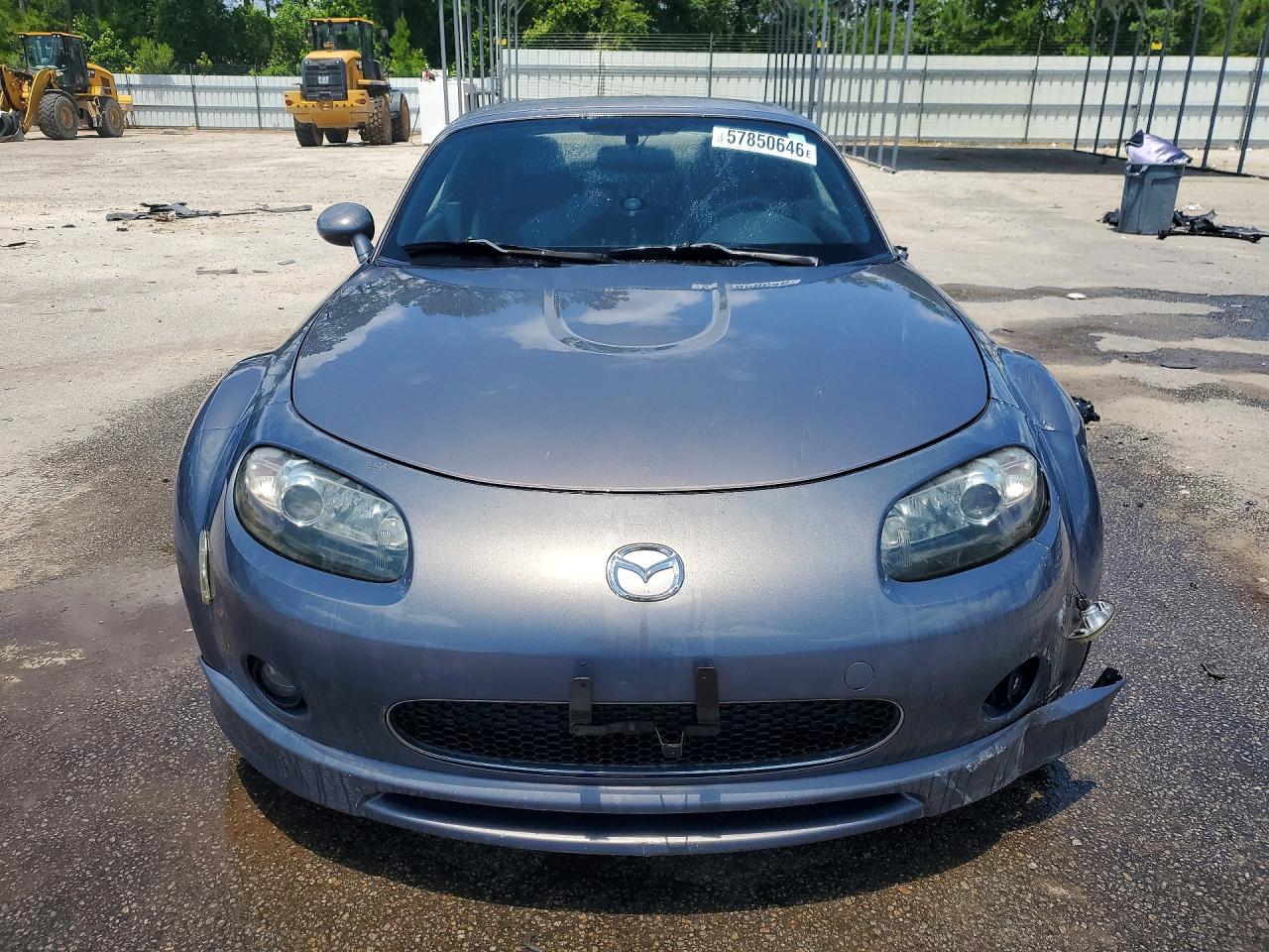 2008 Mazda Mx-5 Miata Gray vin: JM1NC26F580152291