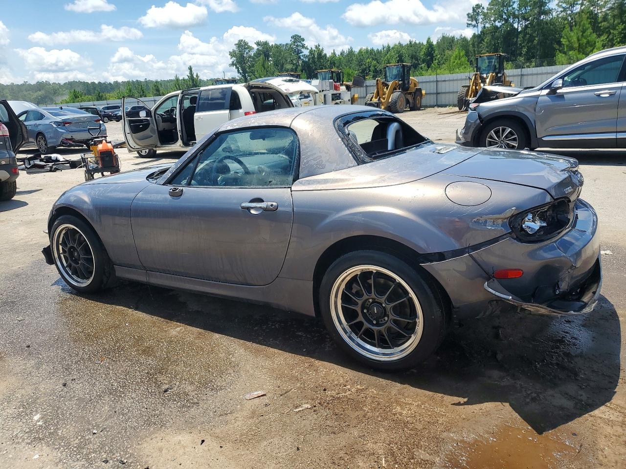 2008 Mazda Mx-5 Miata Gray vin: JM1NC26F580152291