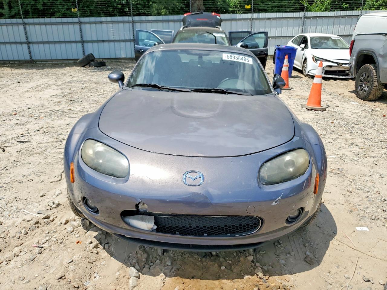 2007 Mazda Mx-5 Miata Gray vin: JM1NC26F670126538