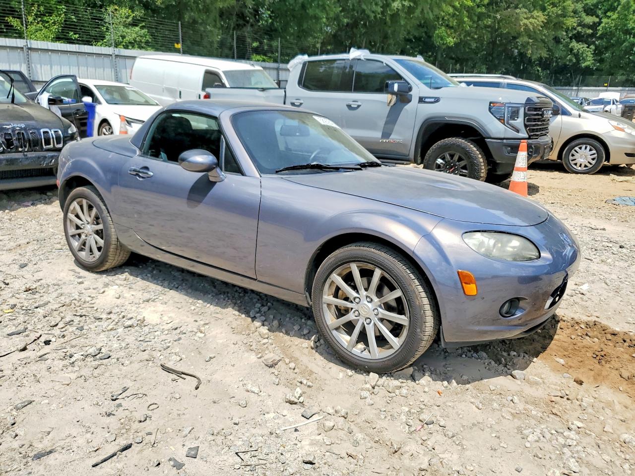 2007 Mazda Mx-5 Miata Gray vin: JM1NC26F670126538