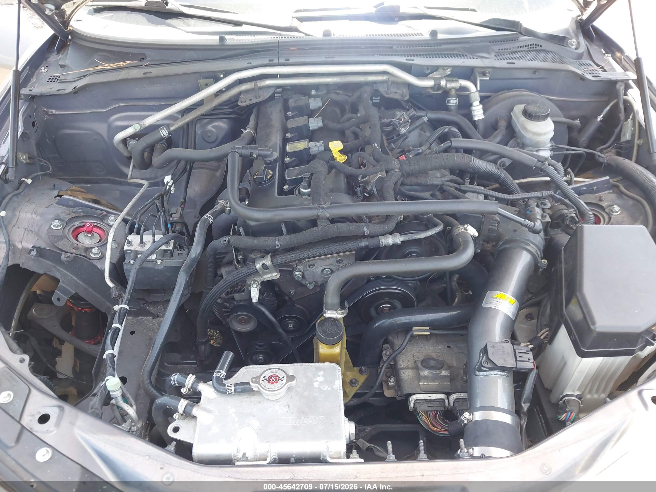 2007 Mazda Mx-5 Grand Touring Gray vin: JM1NC26F670134347